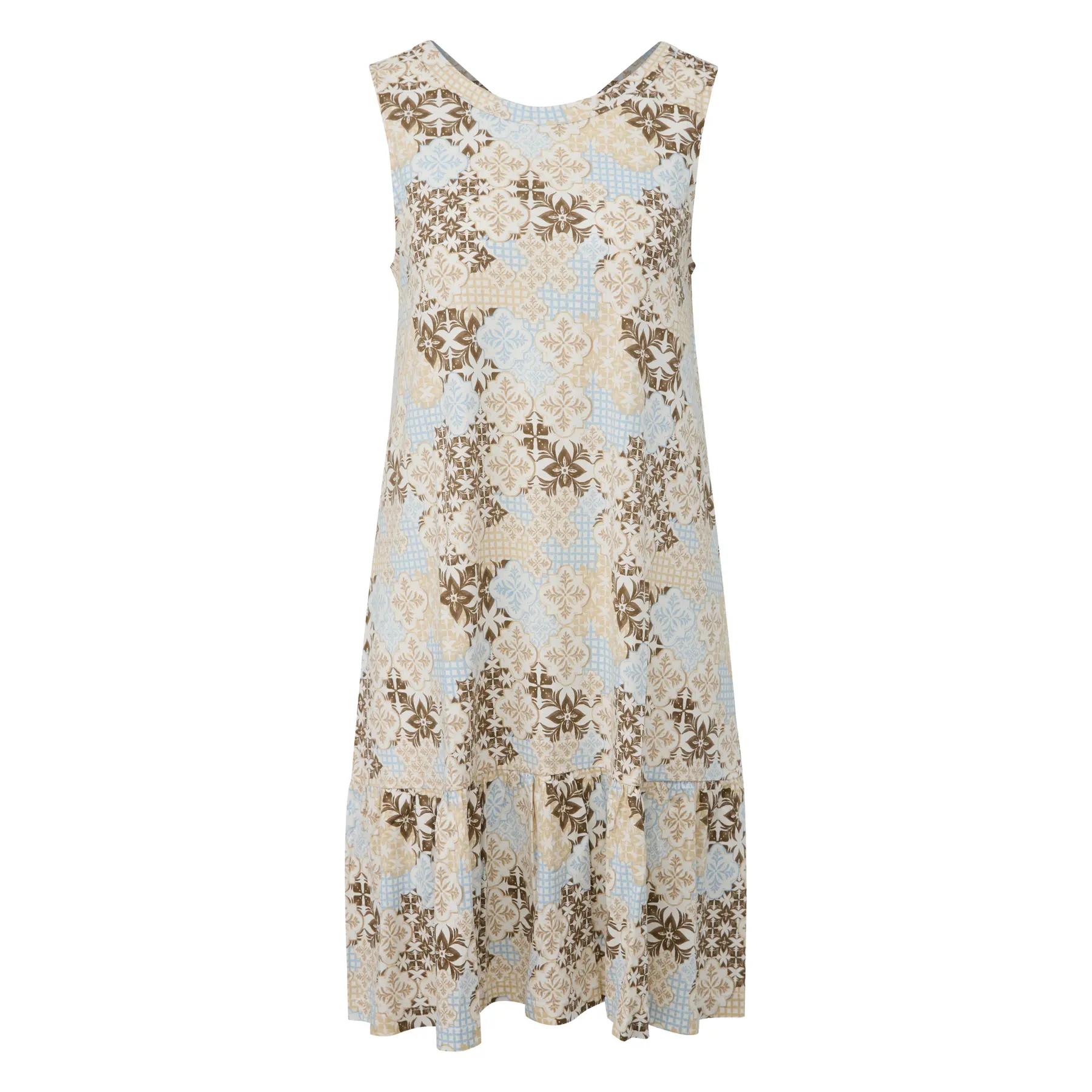 Ärmelloses Jersey-Kleid mit lässigem Schnitt und Rundhalsausschnitt Damen s.Oliver