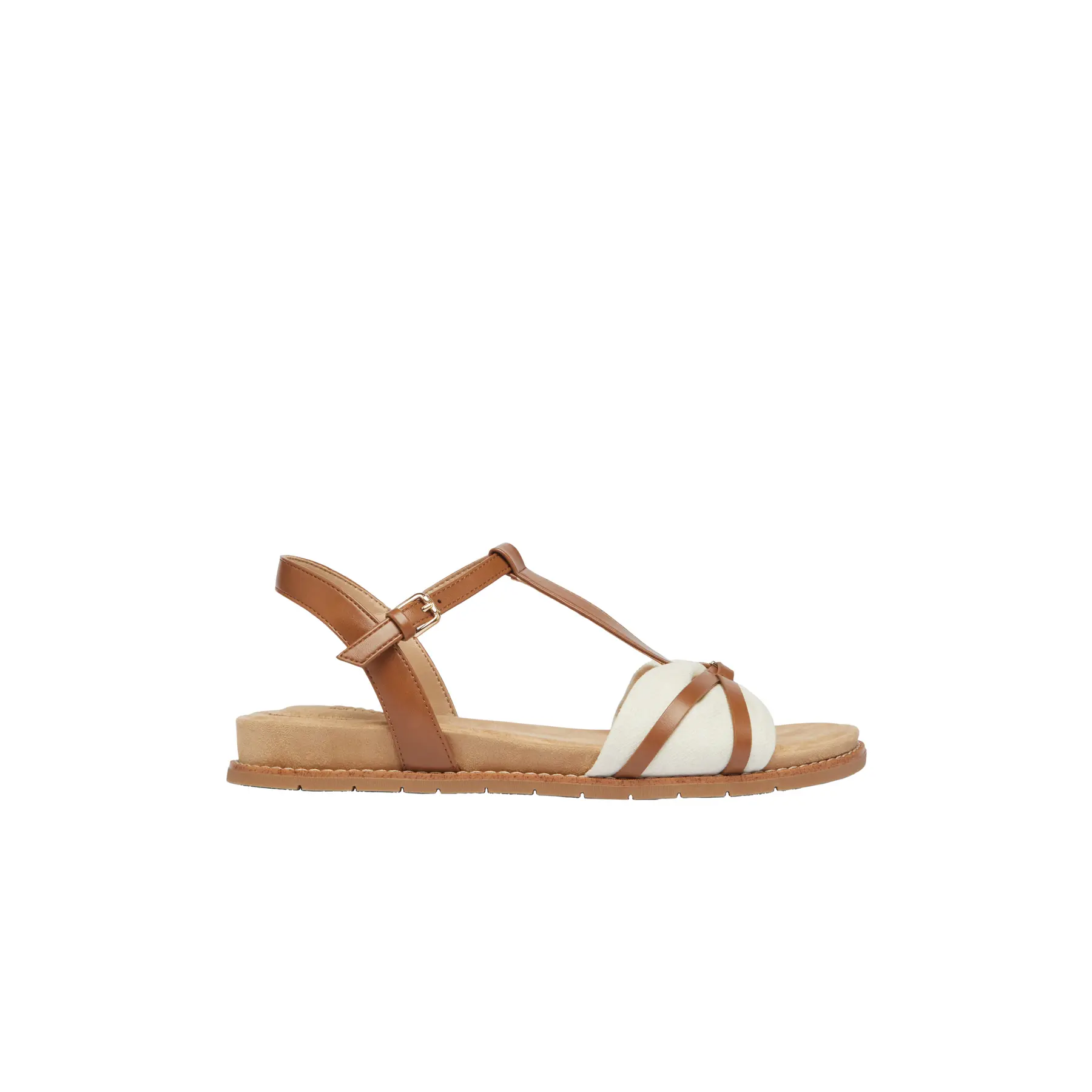 Mules colour blocking con fibbia a ardiglione donna