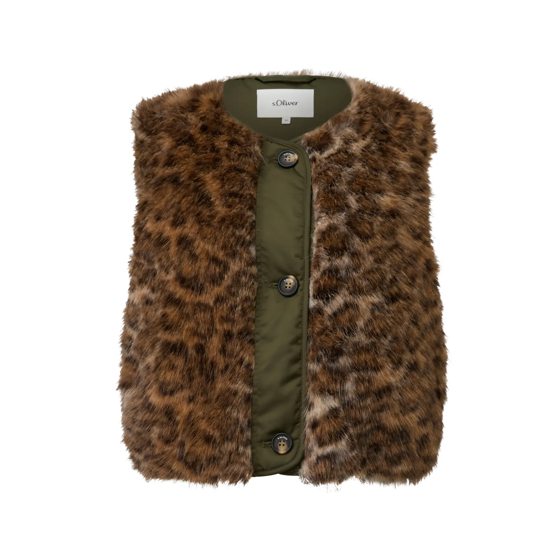 Gilet in pelliccia donna