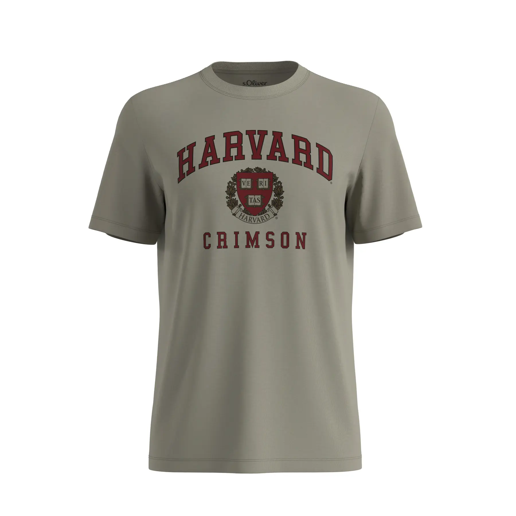 T-Shirt Aus Baumwolljersey Mit Logo-Print Vorne S.Oliver