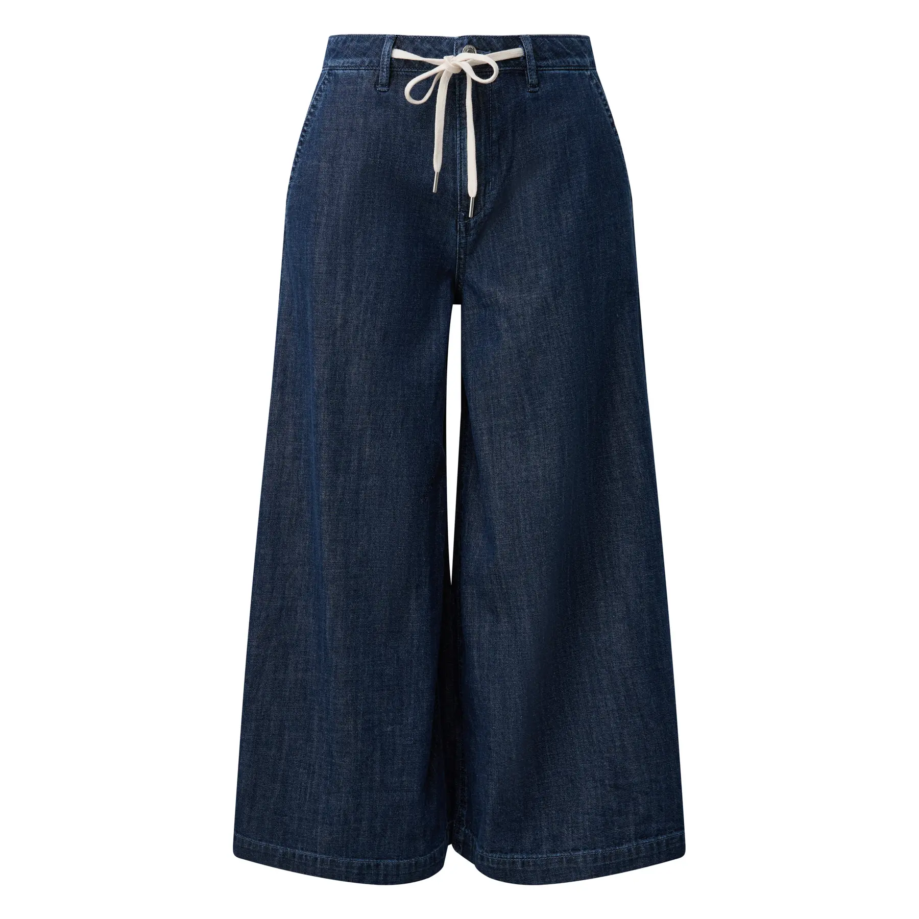Jeans Regular Fit Hochbund Extra Weites Bein 100% Baumwolle Damen s.Oliver