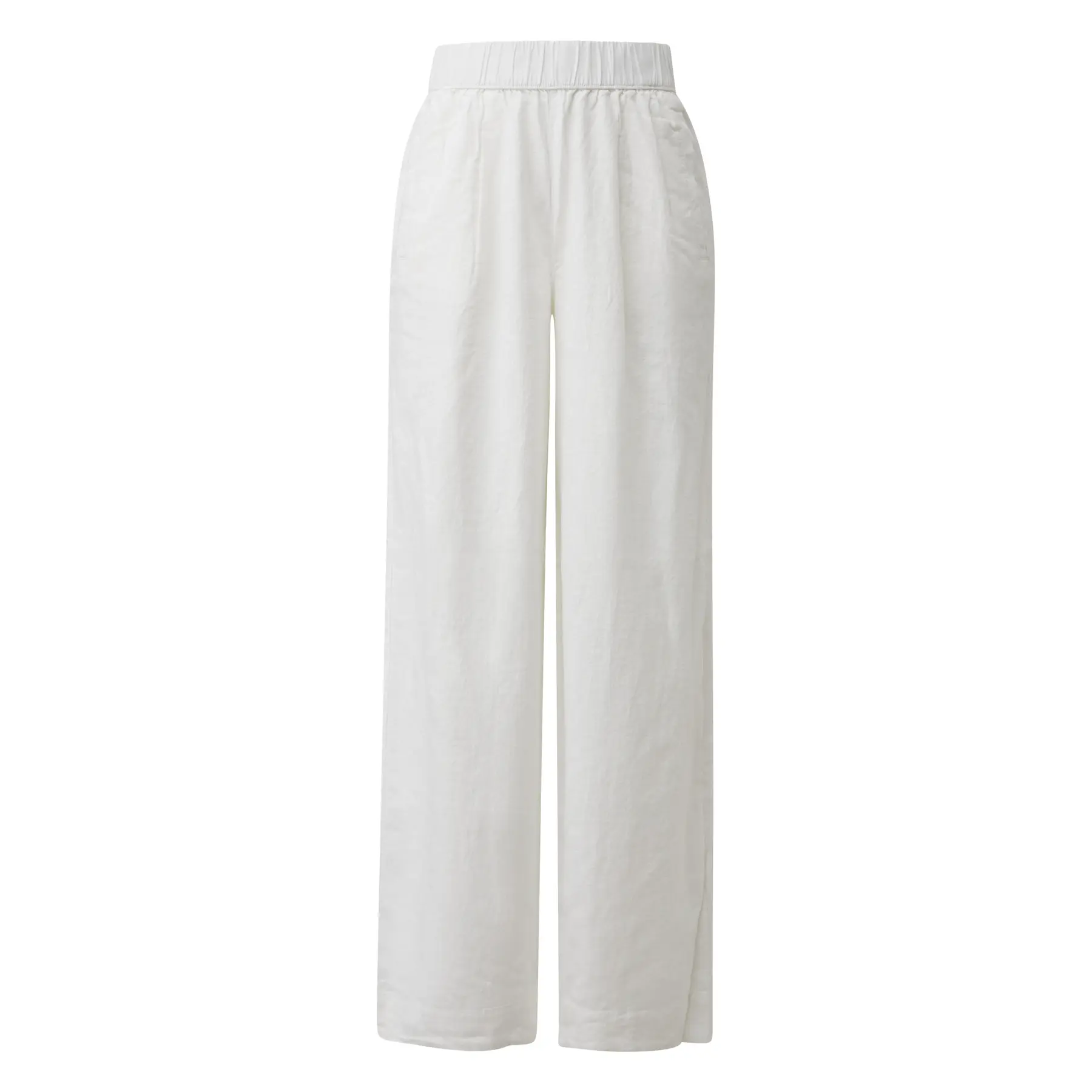 Hose aus Mischleinen mit Falten und hoher Taille für Damen s.Oliver