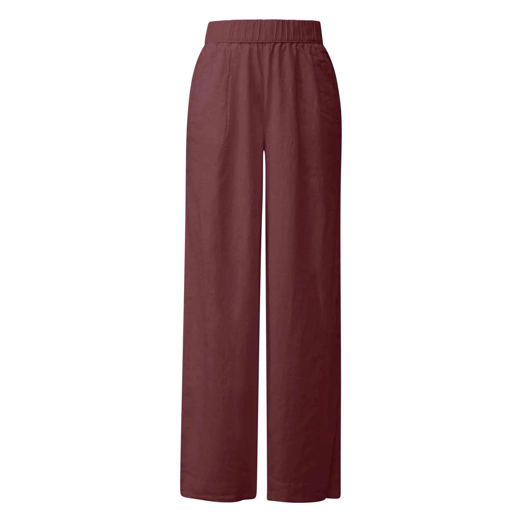 Hose aus Mischleinen mit Falten und hoher Taille für Damen s.Oliver