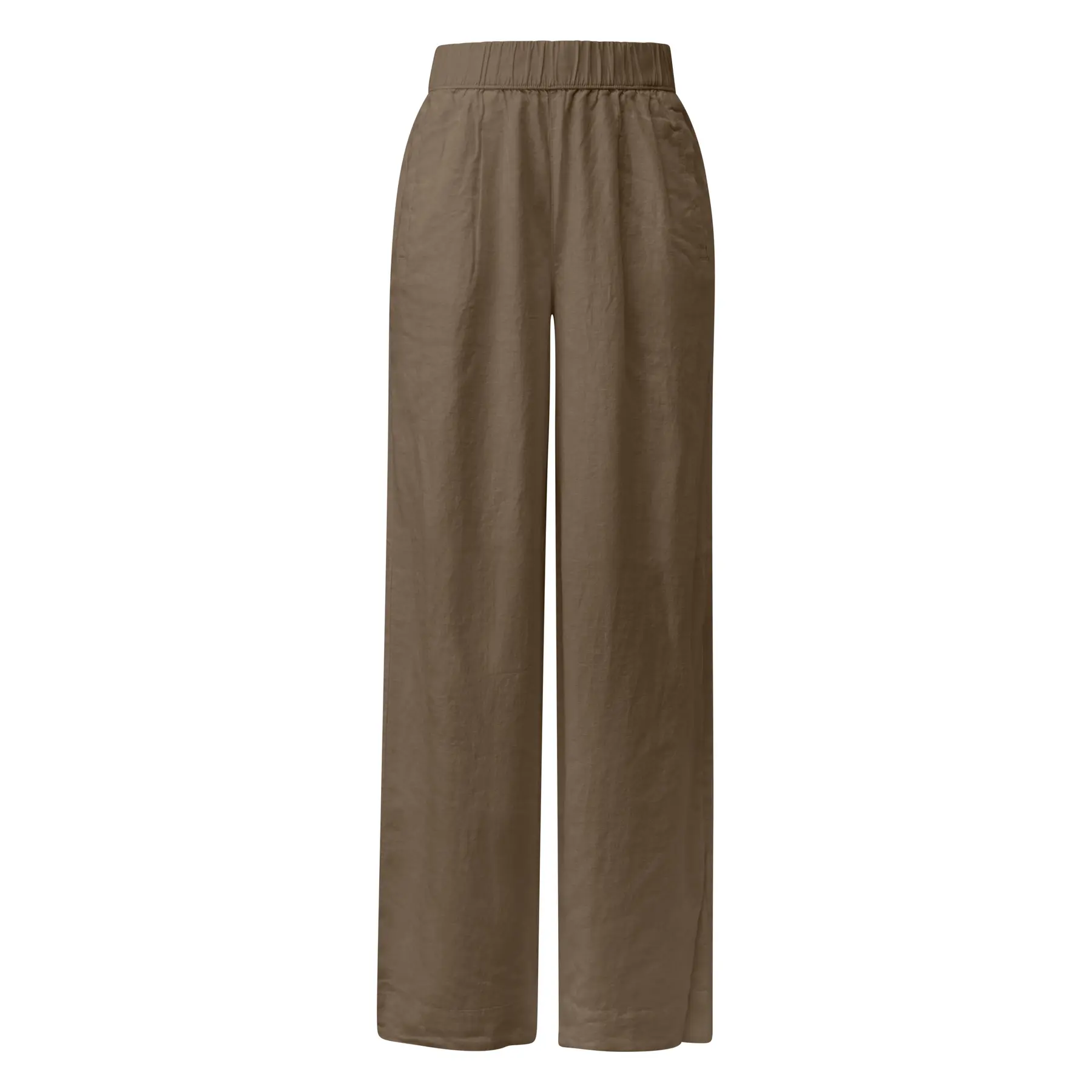 Hose aus Mischleinen mit Falten und hoher Taille für Damen s.Oliver