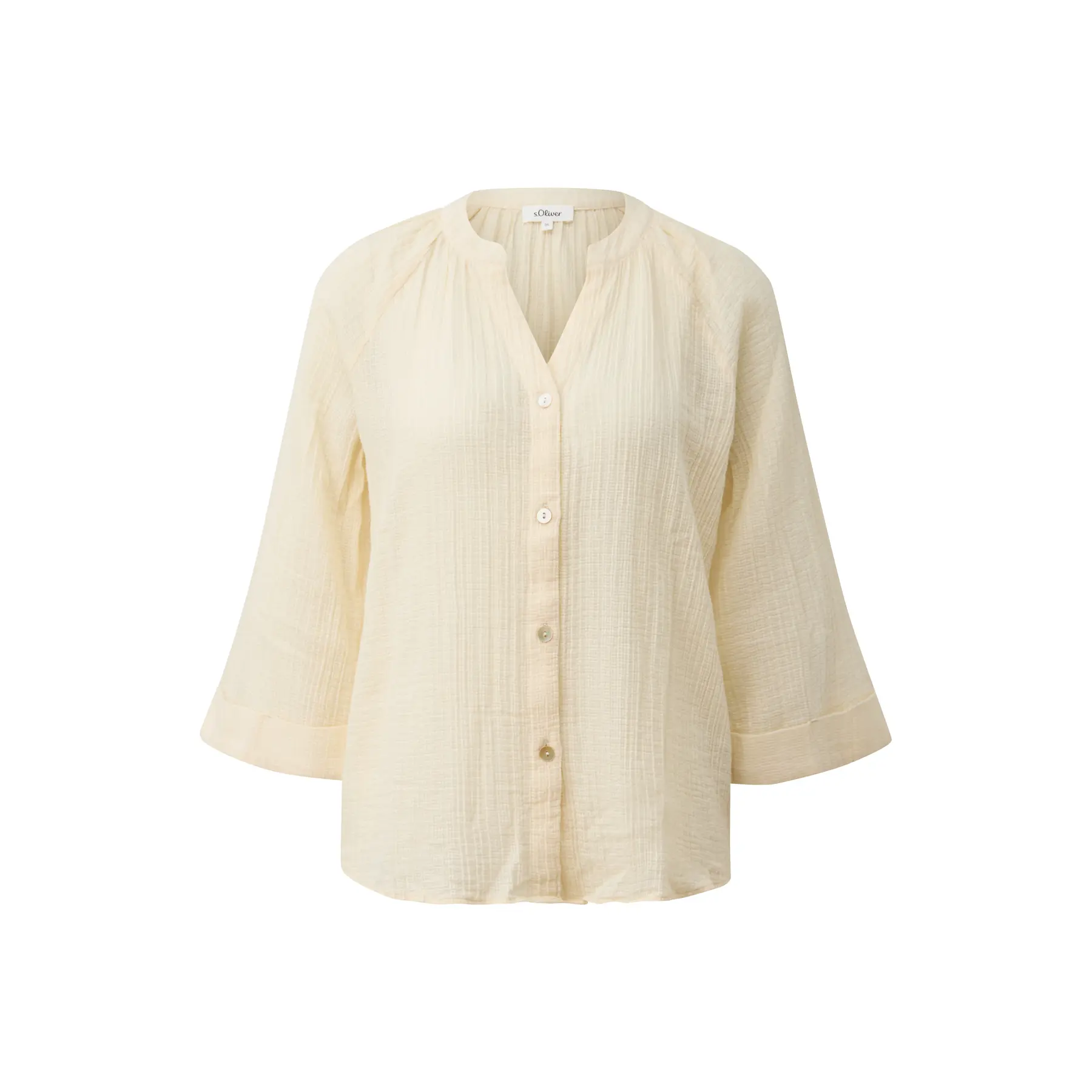 Damen Raglanärmel Freizeitbluse mit V-Ausschnitt s.Oliver