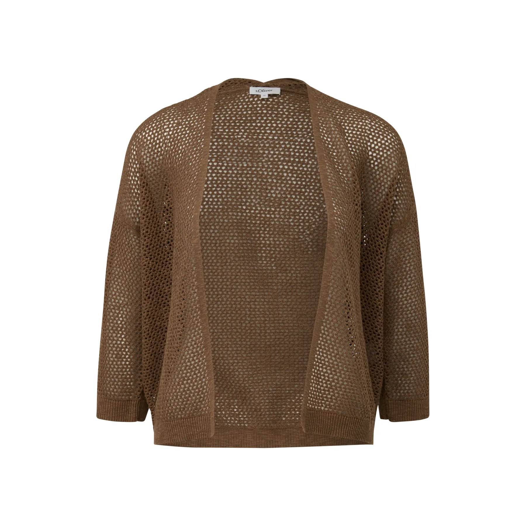 Leichter, oversized Kurzarm-Cardigan für Frauen s.Oliver