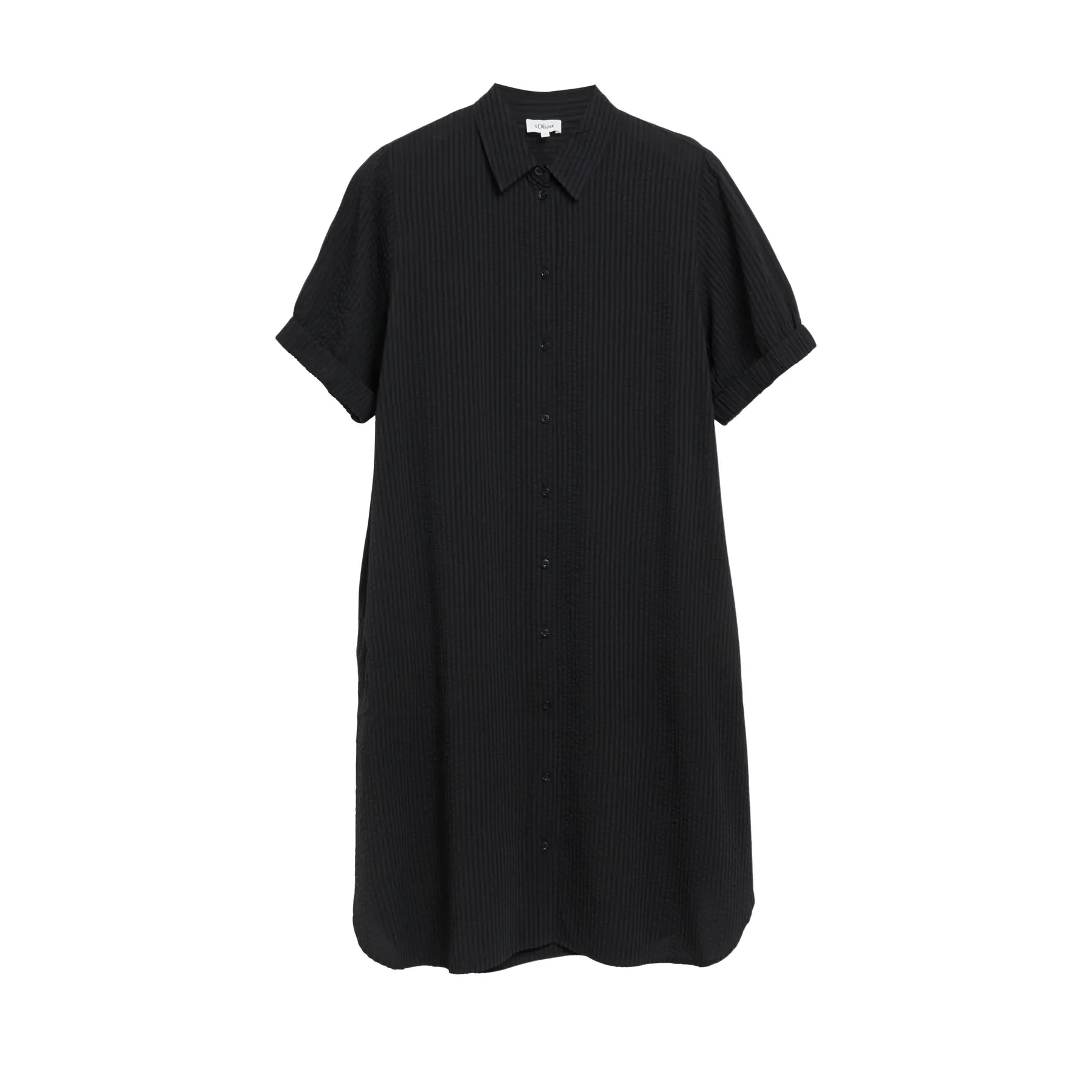 Fließendes Kleid aus Viskose-Mix mit gerüschten Details für Damen s.Oliver
