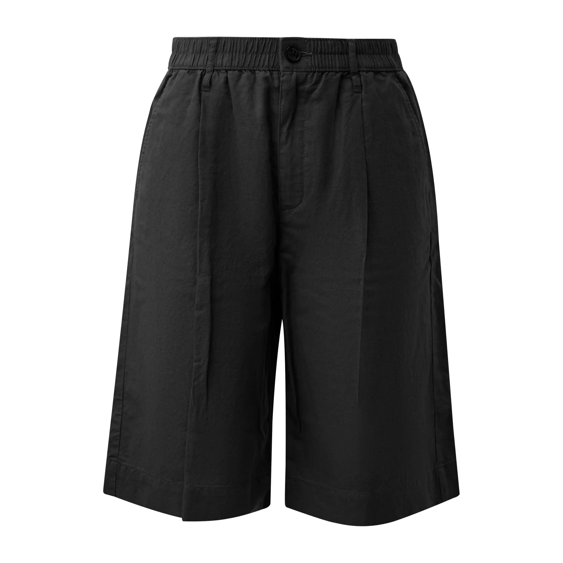 Leinen-Mischung Bermuda lässiger Schnitt hohe Taille plissiert Damen s.Oliver