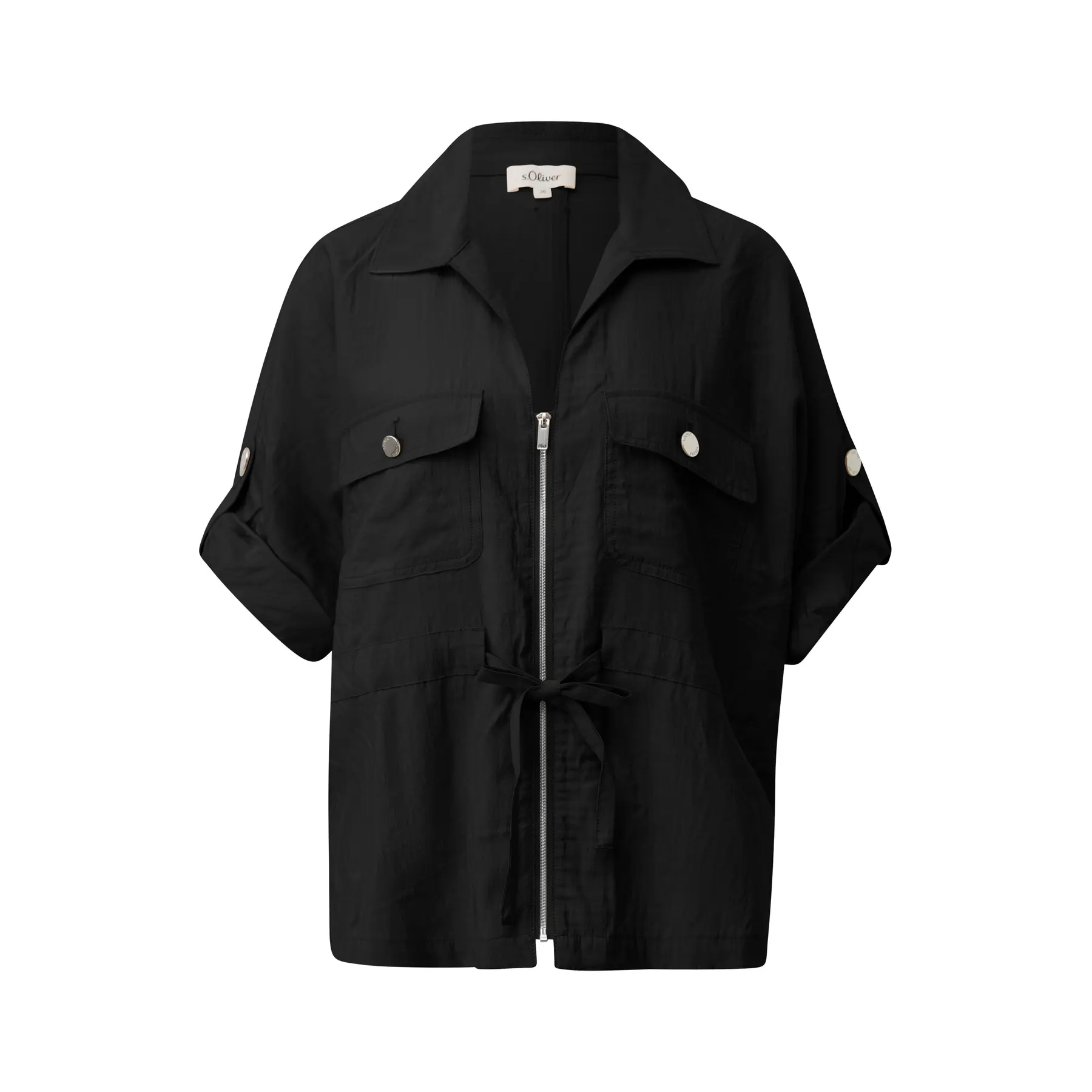 Damen Batwing-Ärmeljacke mit Taillengürtel s.Oliver