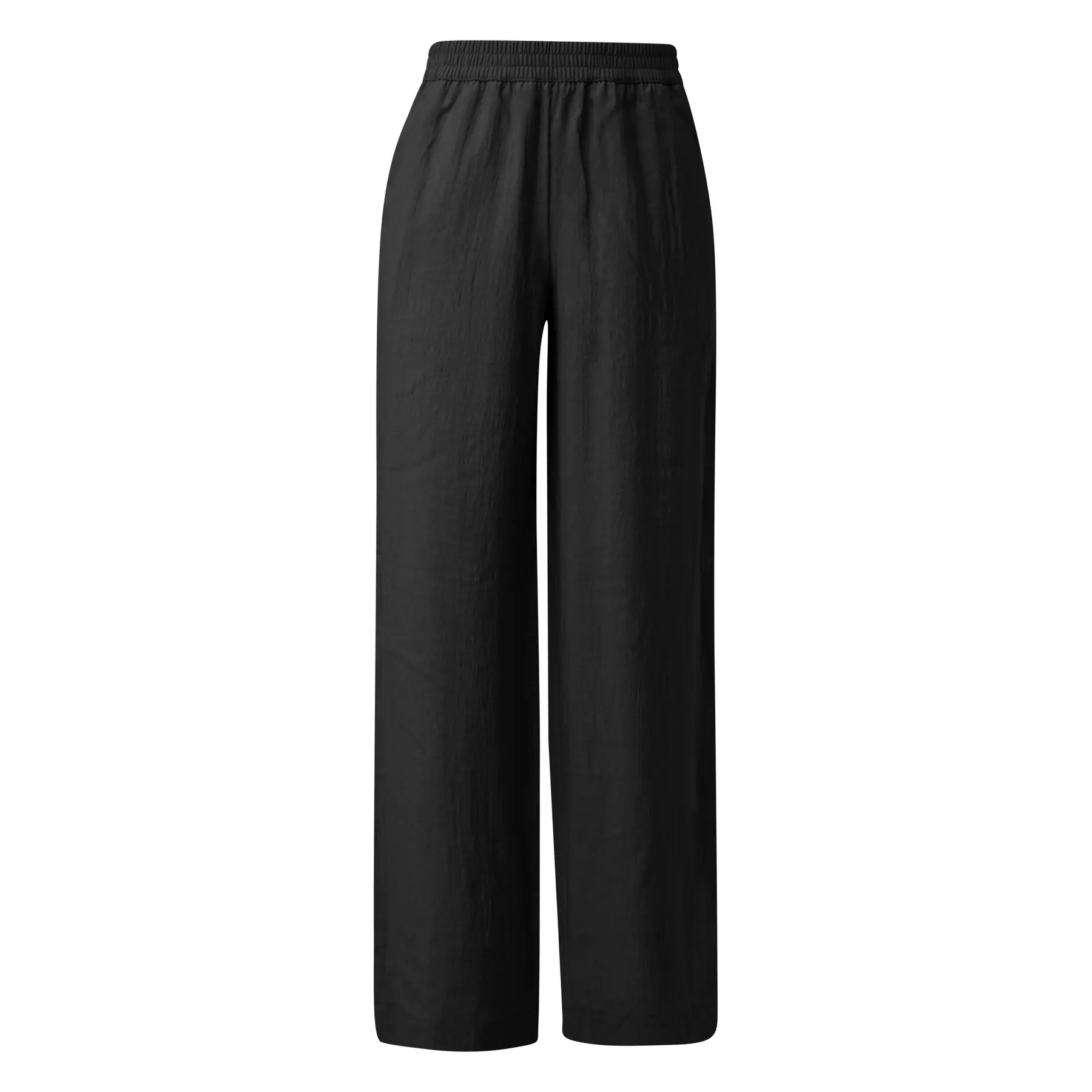 Strukturierte weit geschnittene Hose mit elastischem Bund und Seitentaschen für Frauen s.Oliver