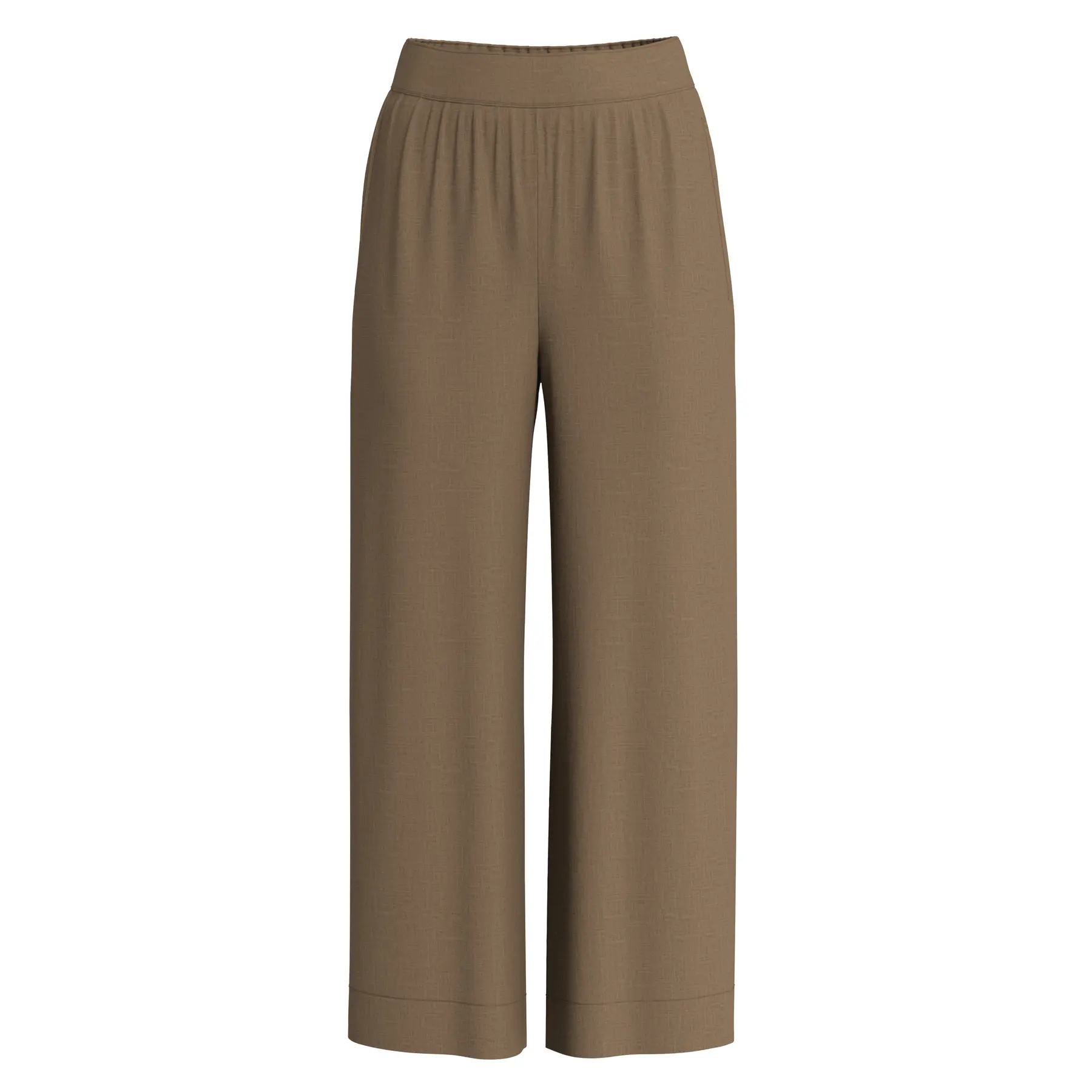 Hoch taillierte Hose mit Muster und elastischem Bund für Frauen s.Oliver
