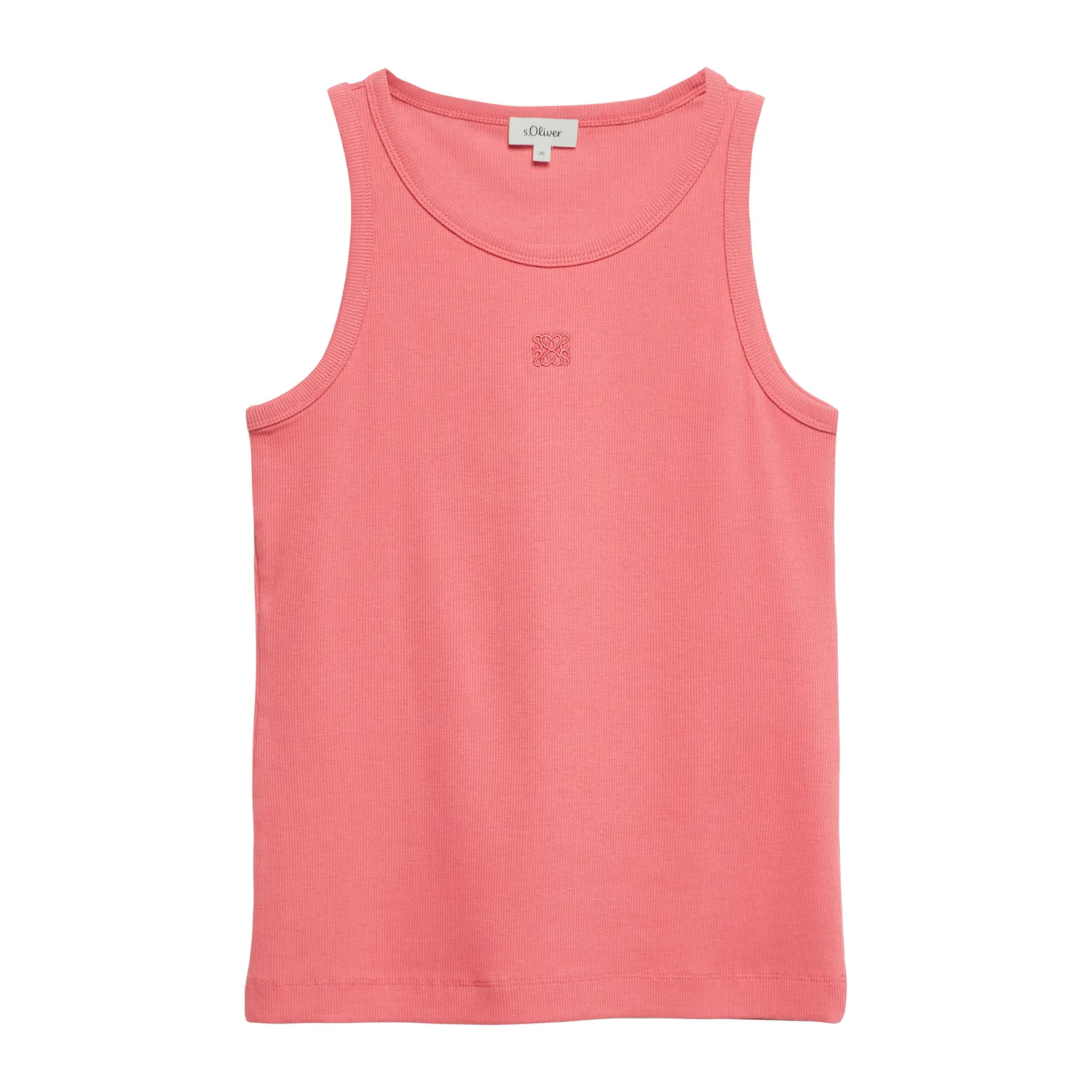 Gestreiftes Slim-Fit T-Shirt mit Stickerei für Damen s.Oliver