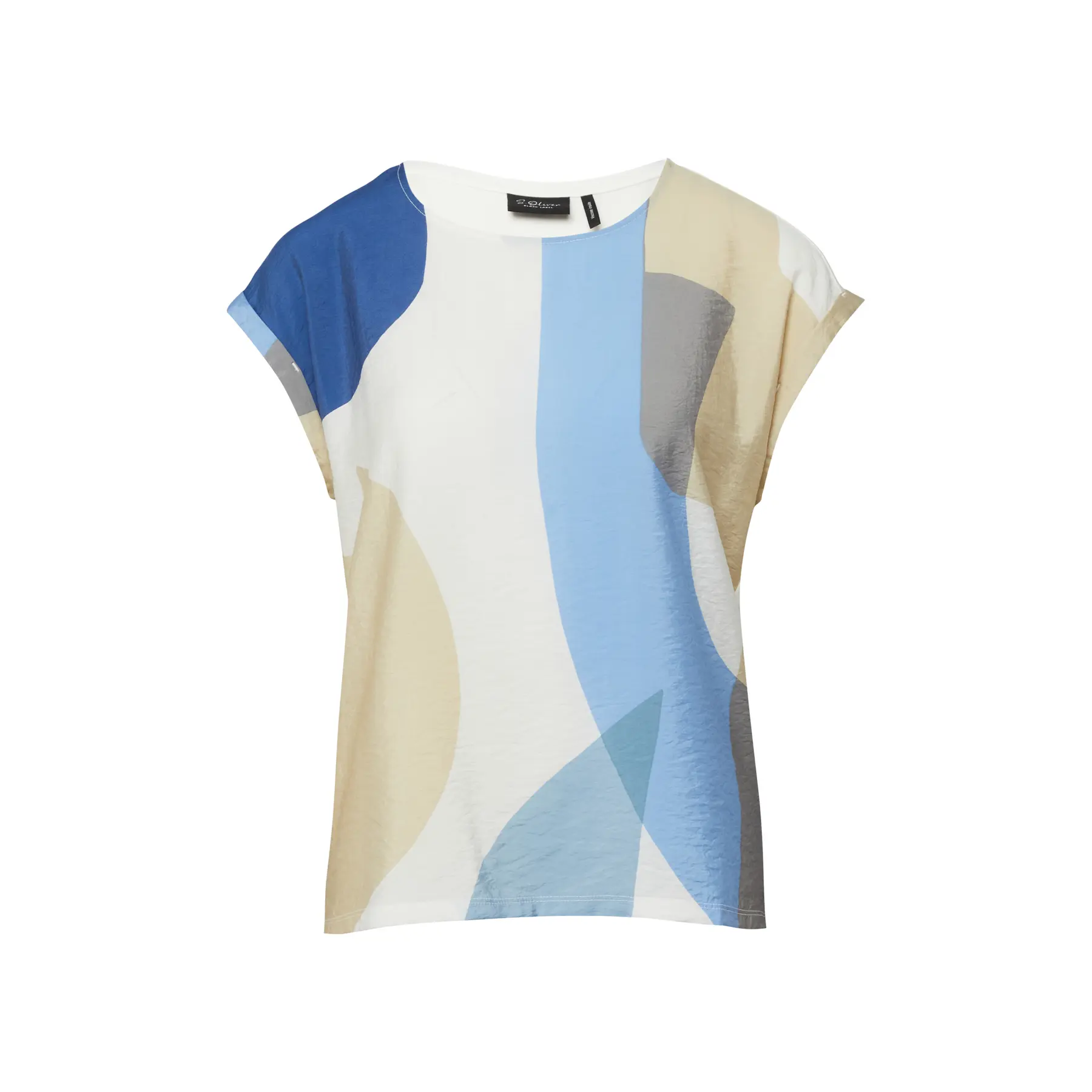 Damen T-Shirt mit lockerem Schnitt und Allover-Print s.Oliver