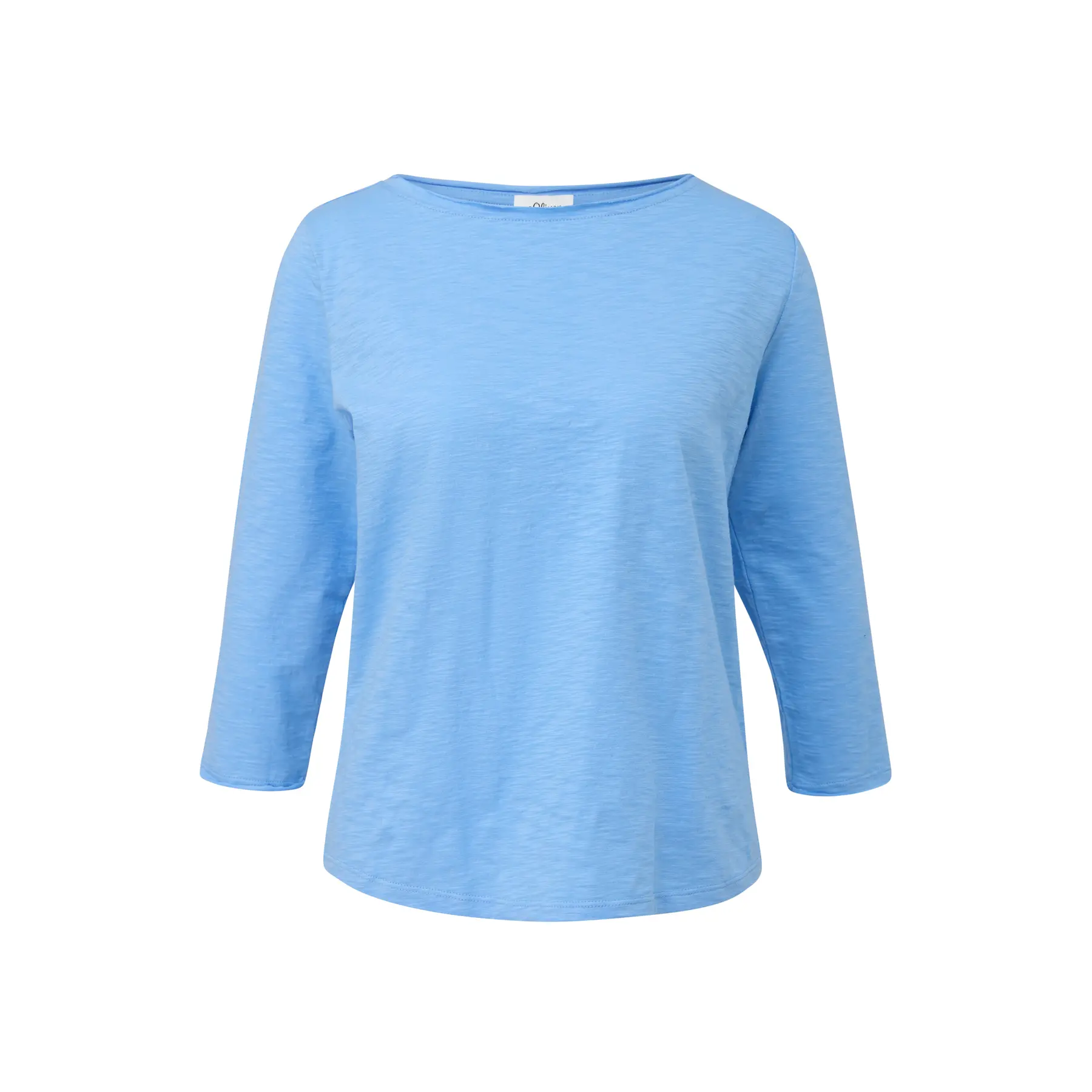 T-Shirt mit flammiertem Strick und 3/4-Ärmeln für Damen s.Oliver