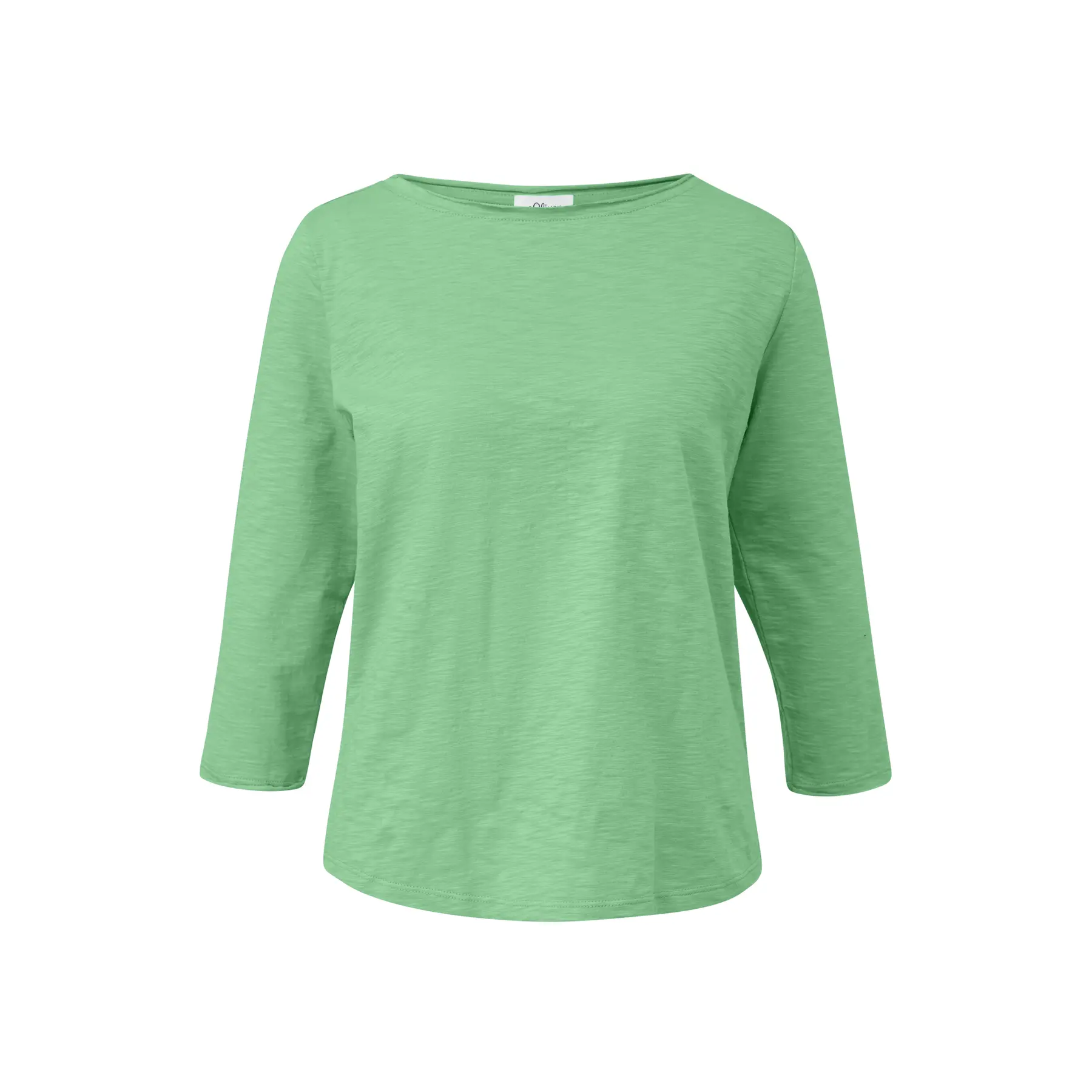 T-Shirt mit flammiertem Strick und 3/4-Ärmeln für Damen s.Oliver