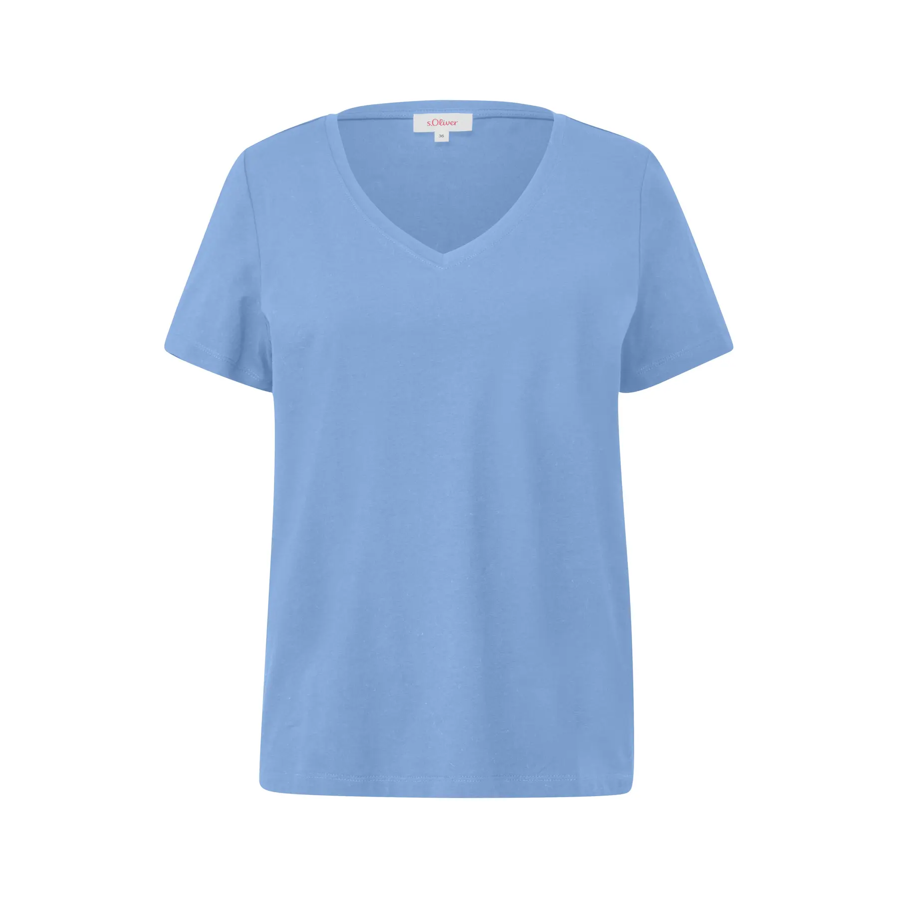 V-Ausschnitt T-Shirt für Damen s.Oliver