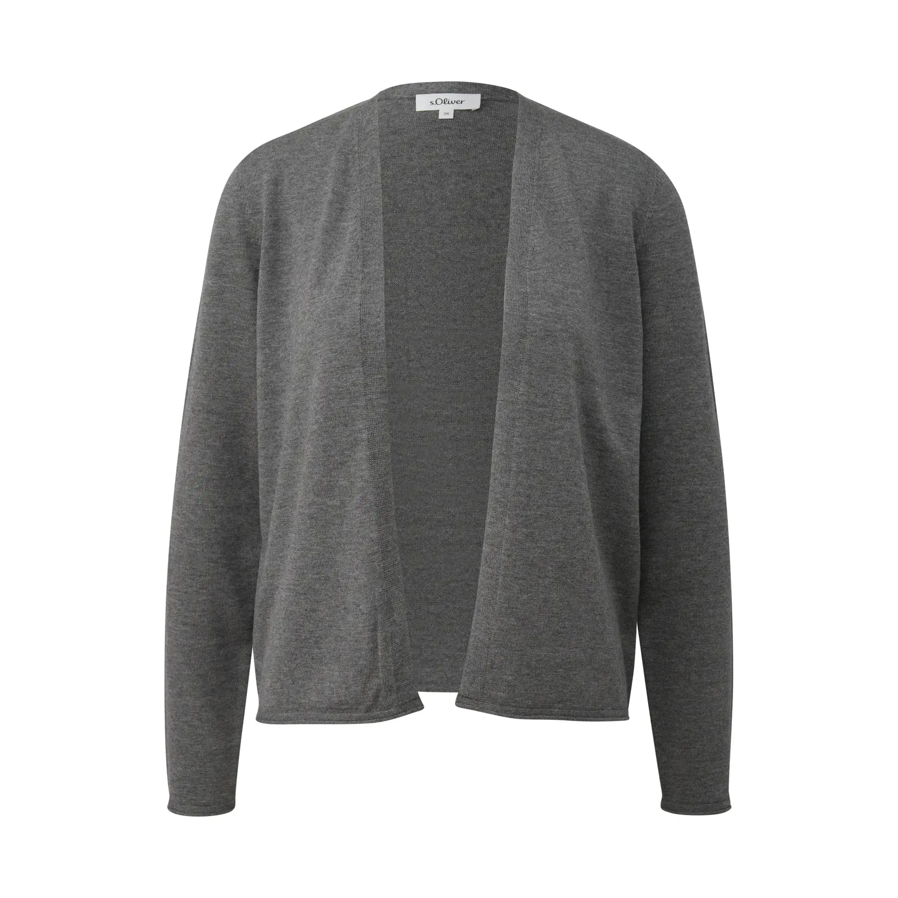 Cardigan in Maglia dal Taglio Casual Realizzato in Maglia Fina di Alta Qualità Donna
