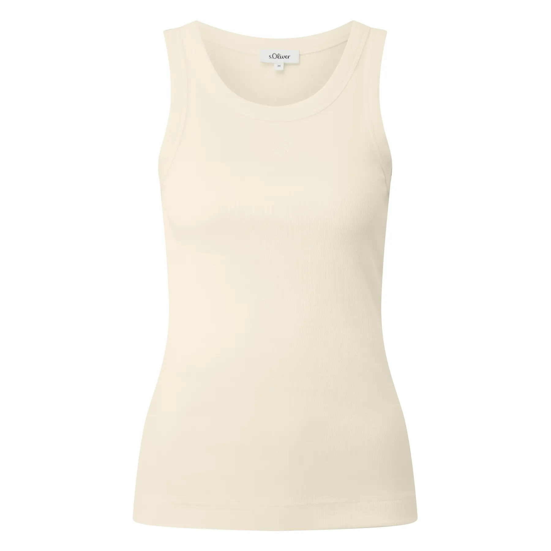 T-shirt slim fit ricamato taglia donna