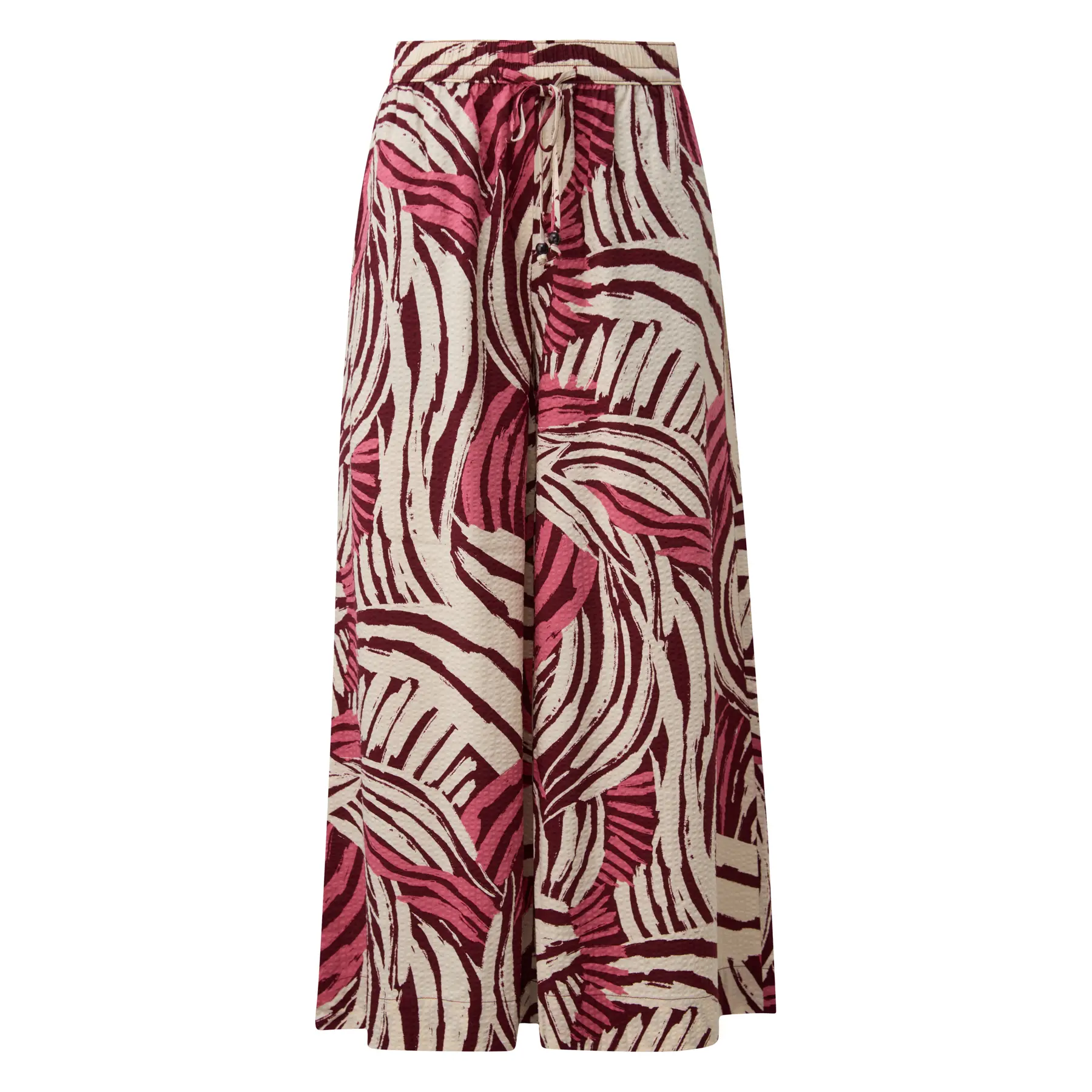 Hosen aus Jersey mit lockerer Passform hohe Taille extraweite Beine Damen s.Oliver