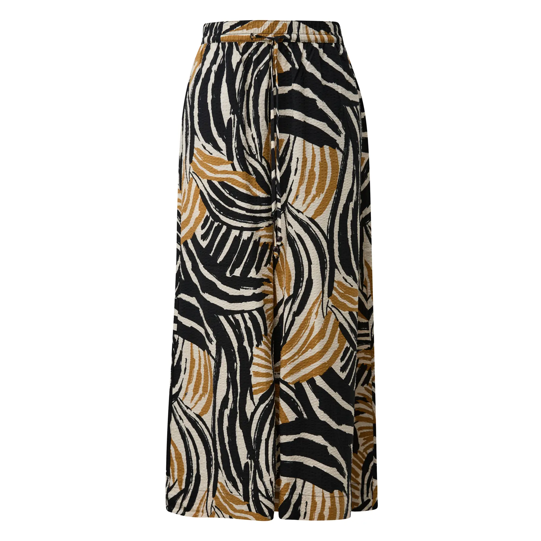 Hosen aus Jersey mit lockerer Passform hohe Taille extraweite Beine Damen s.Oliver
