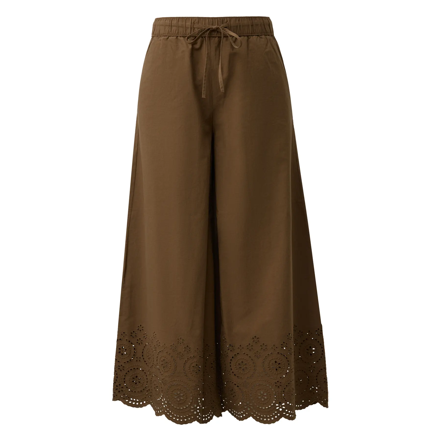 Leichter Baumwollhose mit englischer Stickerei für Damen s.Oliver