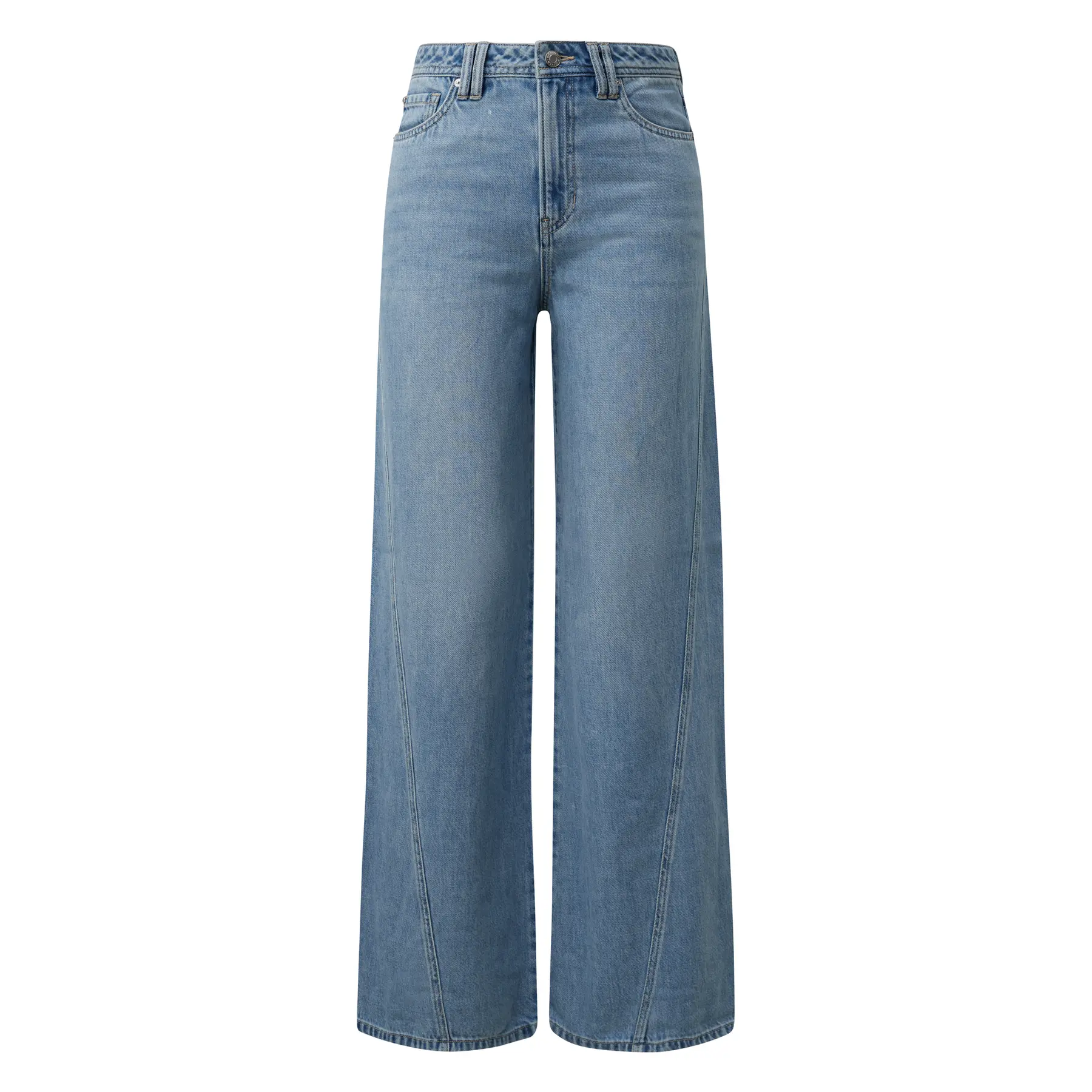 s.Oliver - female - Jeans Suri / Regular Fit / Hoge taille / Wijde pijpen