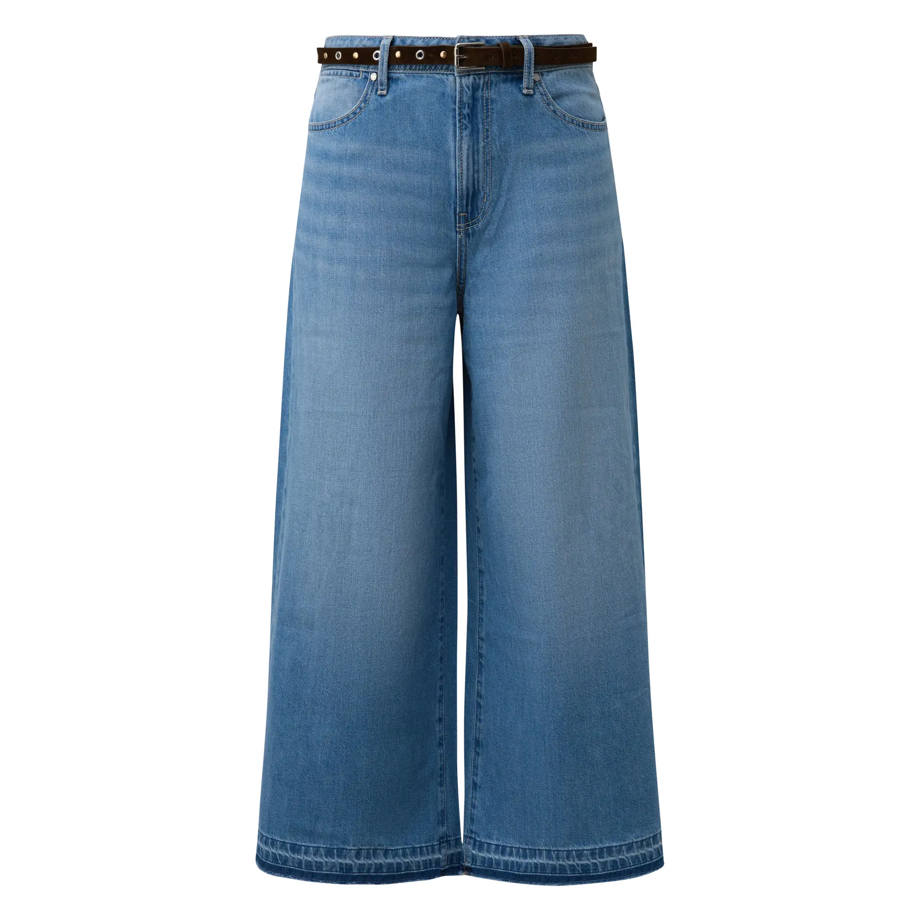 Jeans Relaxed Fit alta vita extra Wide Leg donna  Hose