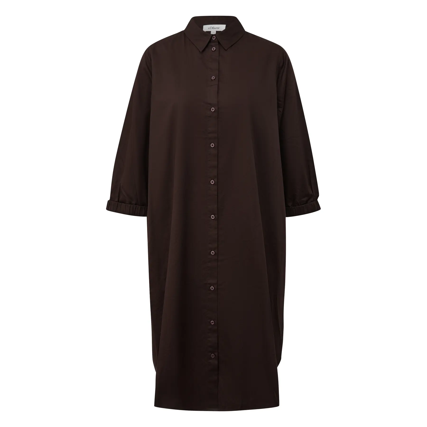 Druckkleid mit Rüschendetails für Frauen s.Oliver