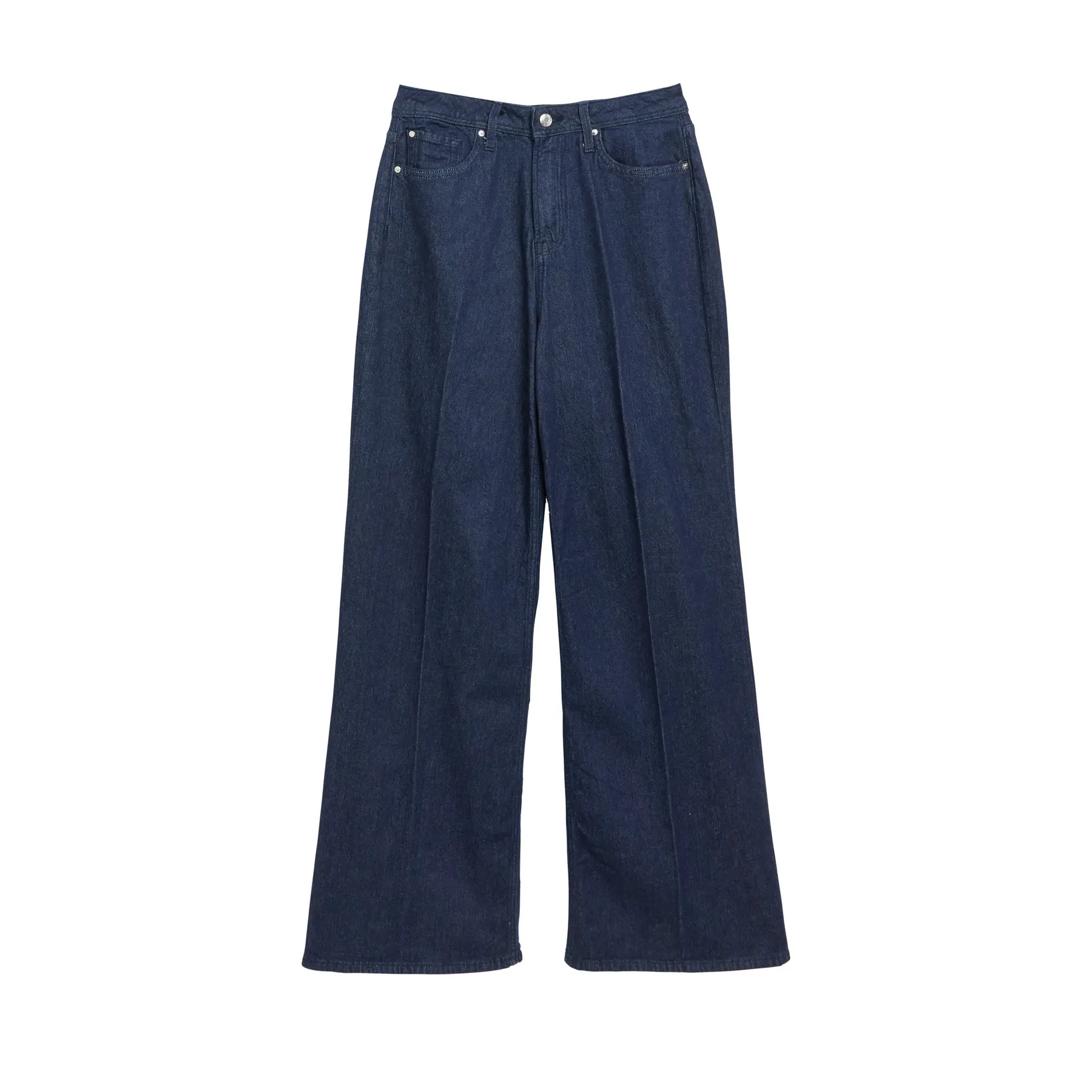 Jeans regular fit hihg rise Wide Leg vita alta donna  Suri