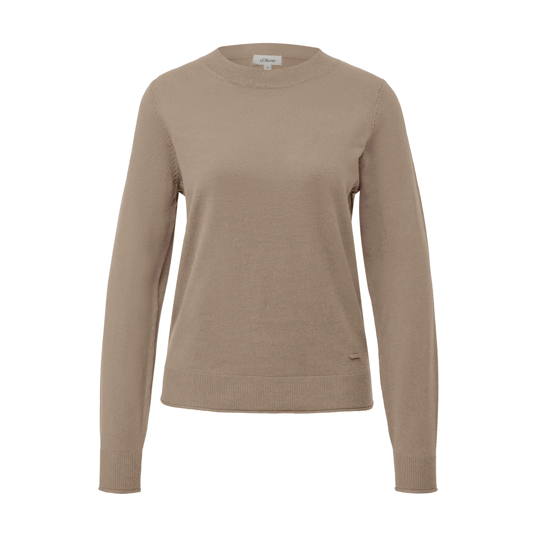 Pullover aus Strick, klassische Passform, mit gestricktem Muster, Damen s.Oliver