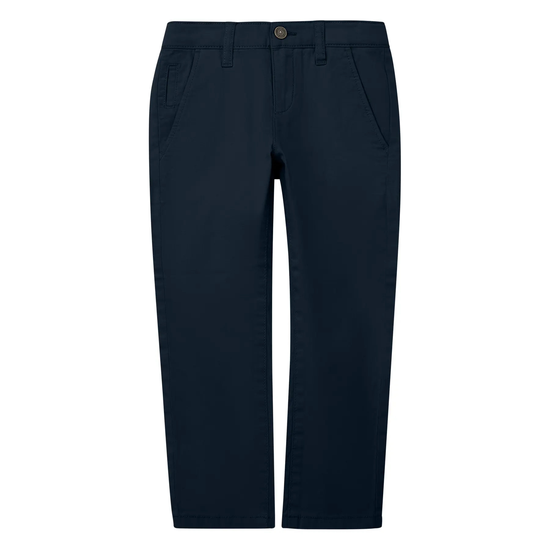 Pantalon en twill Brad jambe slim taille mi-haute Teinté pièce enfant s.Oliver