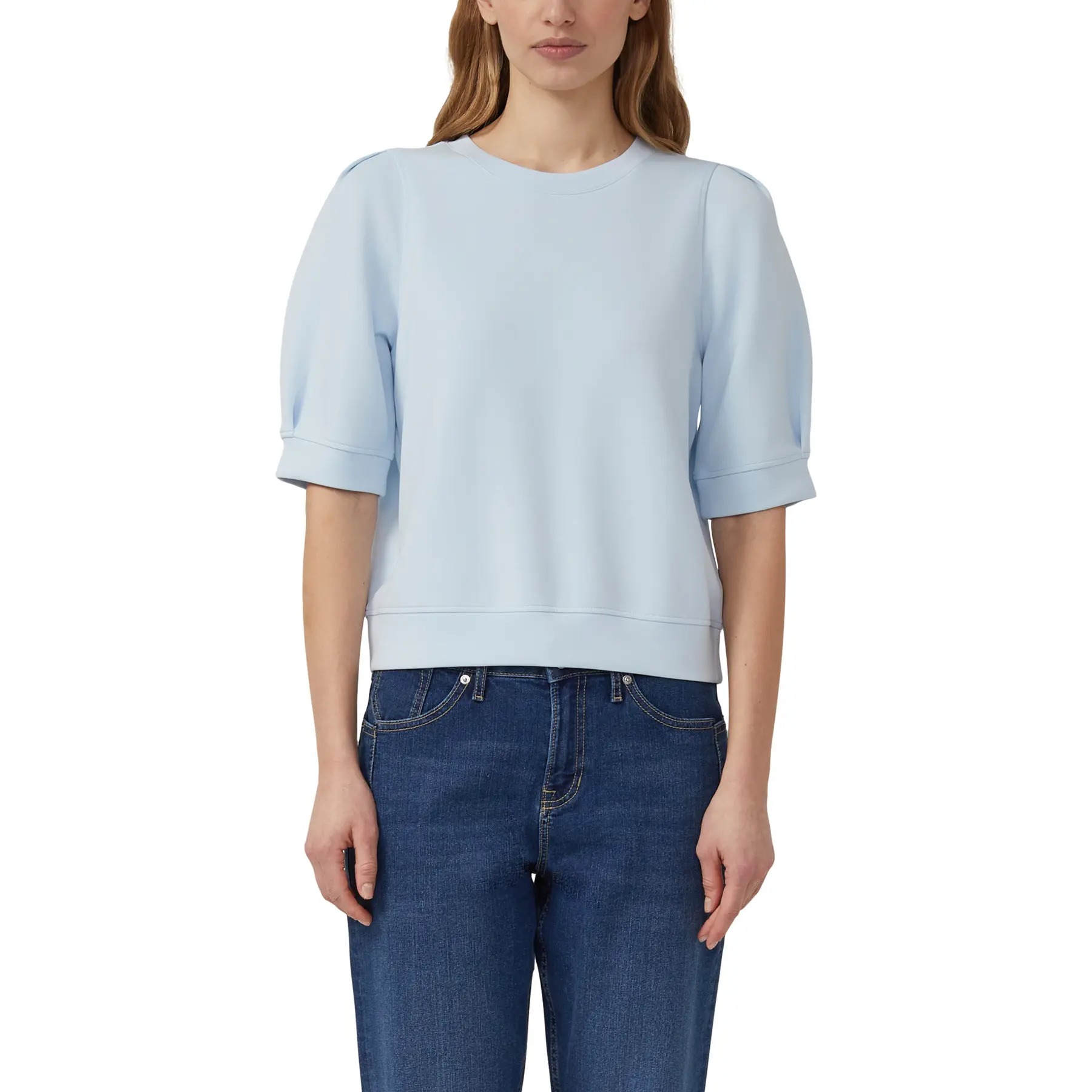 Diving Sweatshirt mit Falten-Details Damen s.Oliver