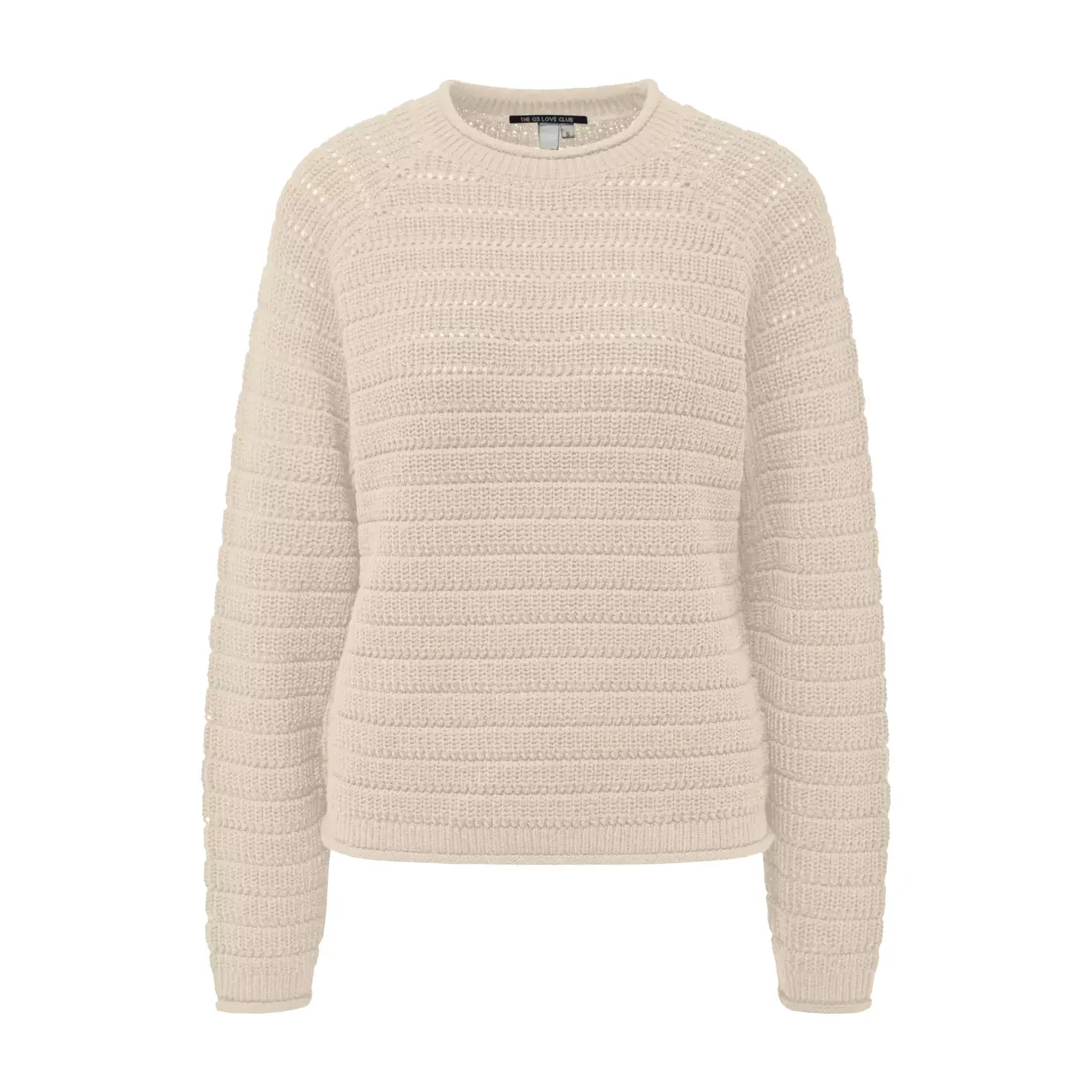 Pull in misto cotone con motivo donna