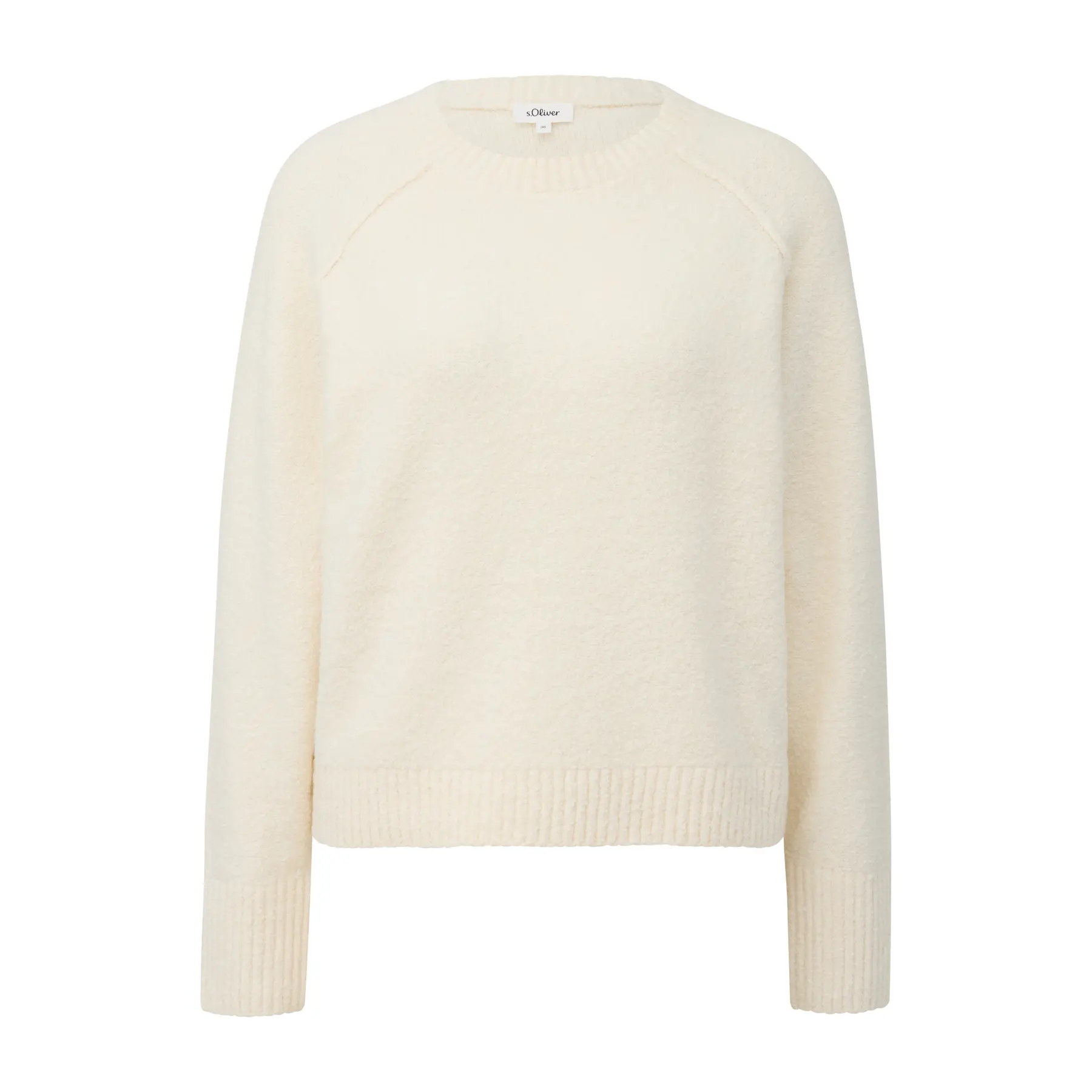 Maglione casual a collo rotondo ampio donna