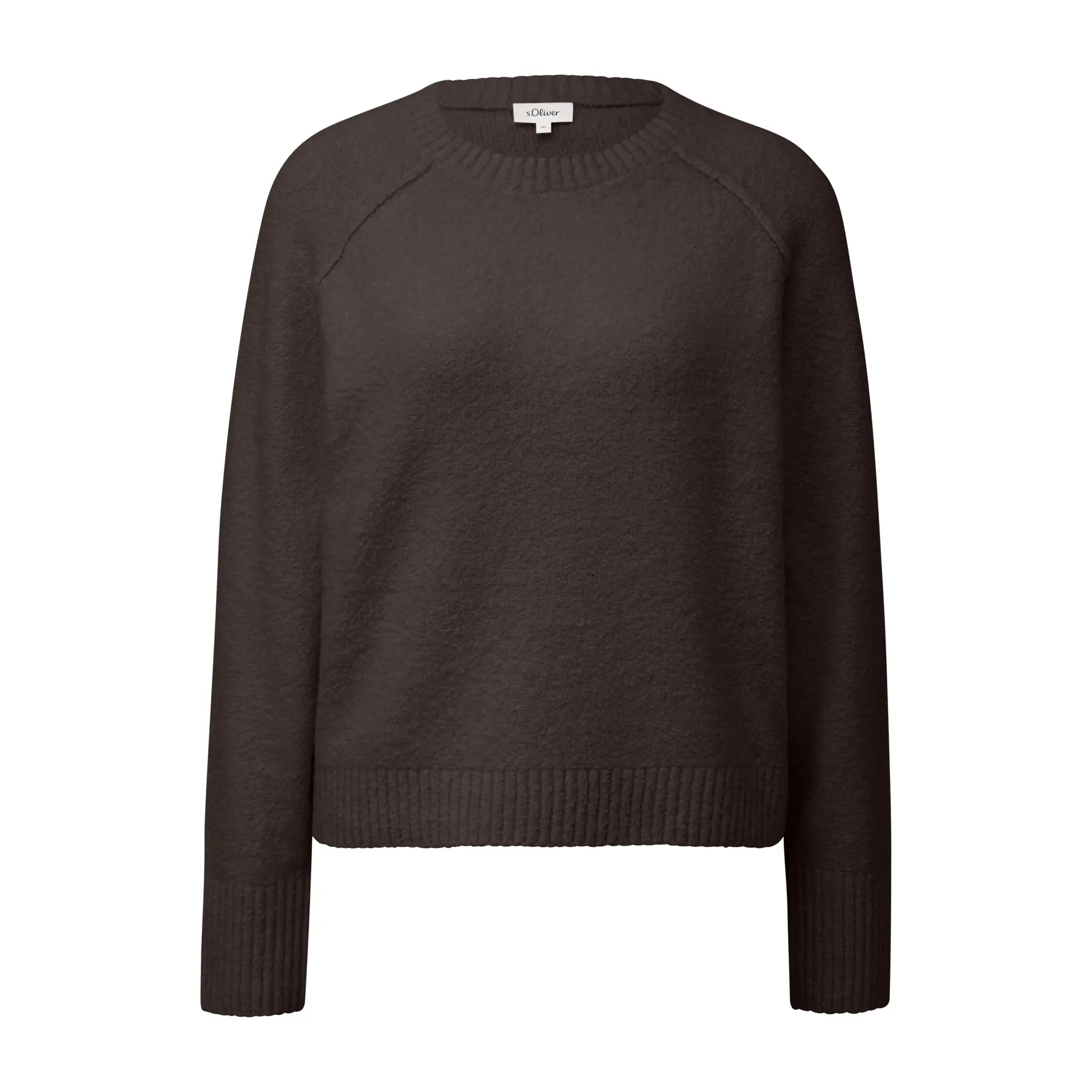 Pull in Maglia Taglio Relaxed Collo Rotondo Ampio Donna