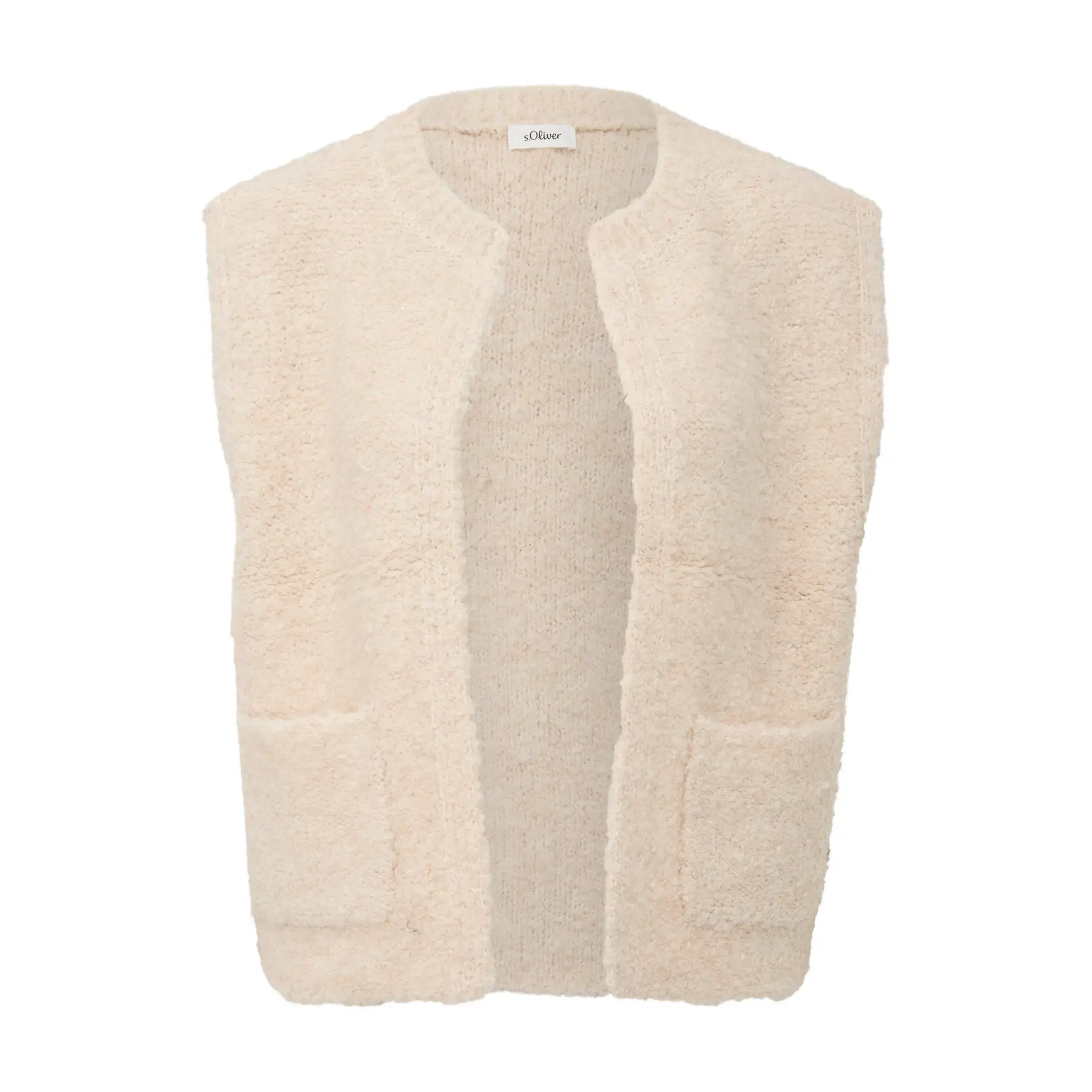 Gilet en bouclé donna