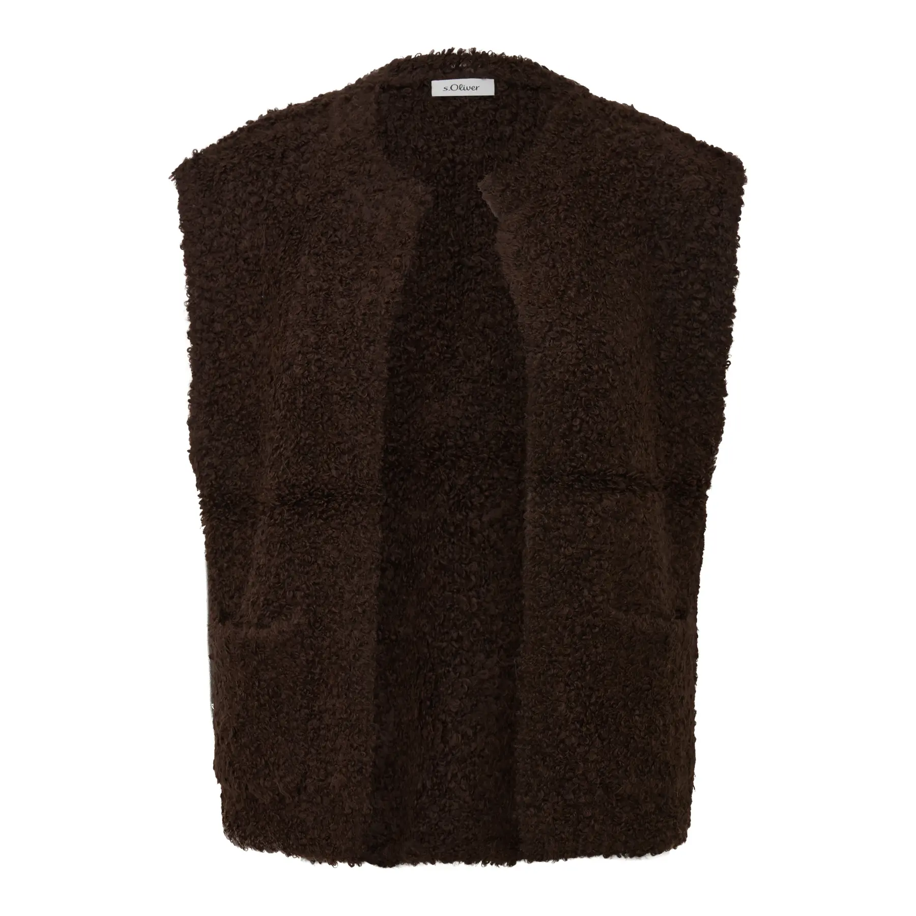 Gilet en bouclé donna