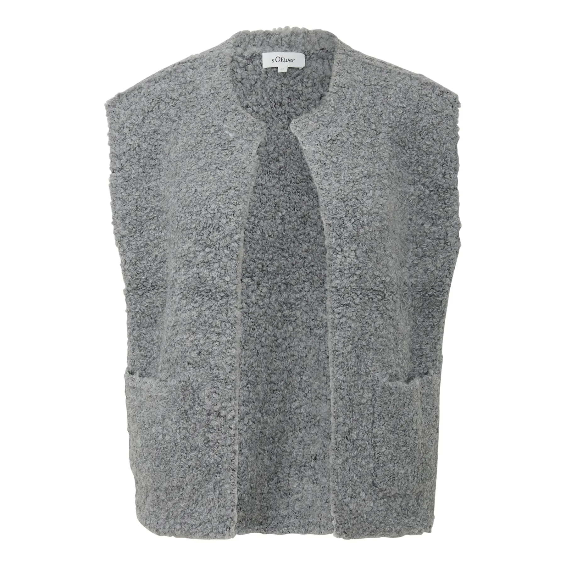 Gilet en bouclé donna