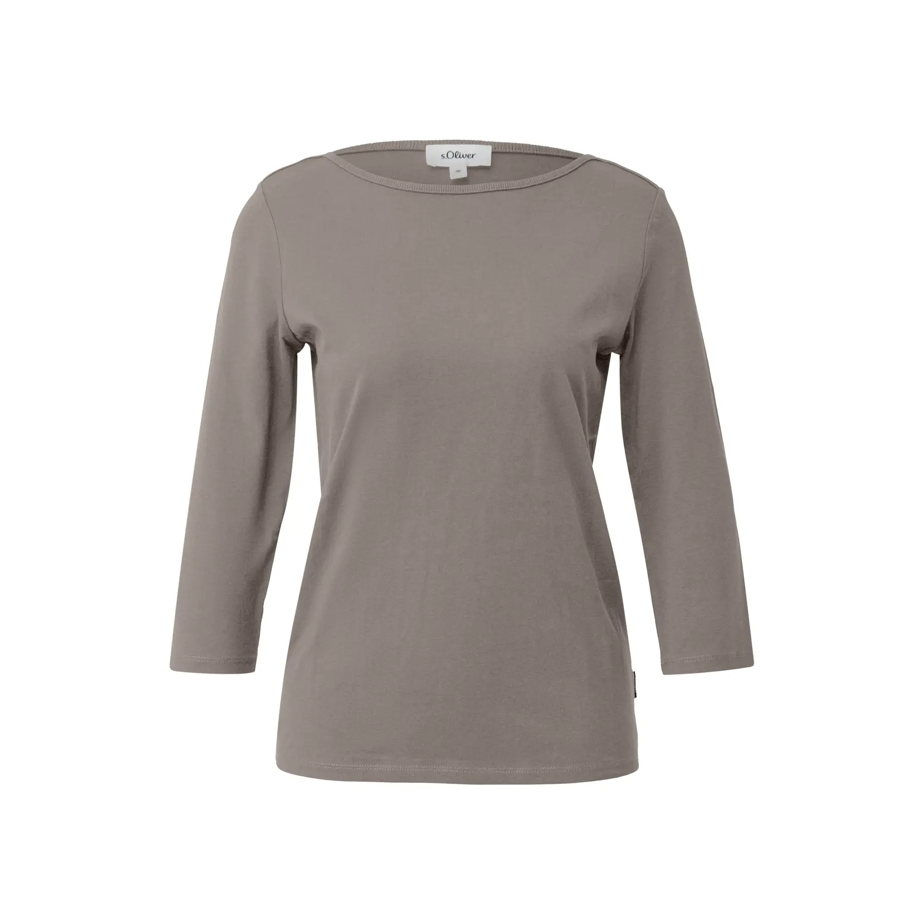 T-shirt a girocollo slim donna