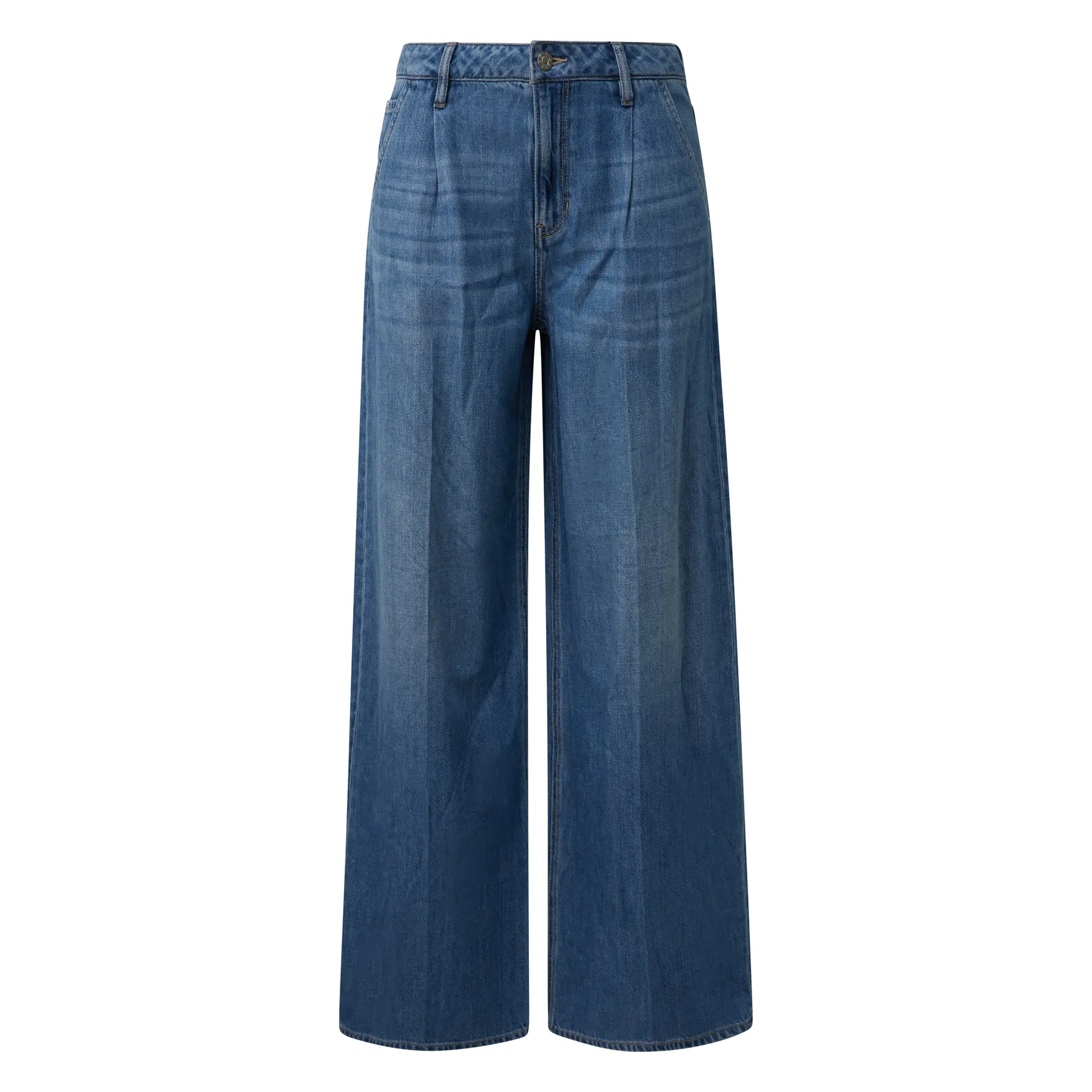 Jeans baggy vita bassa a gamba larga donna