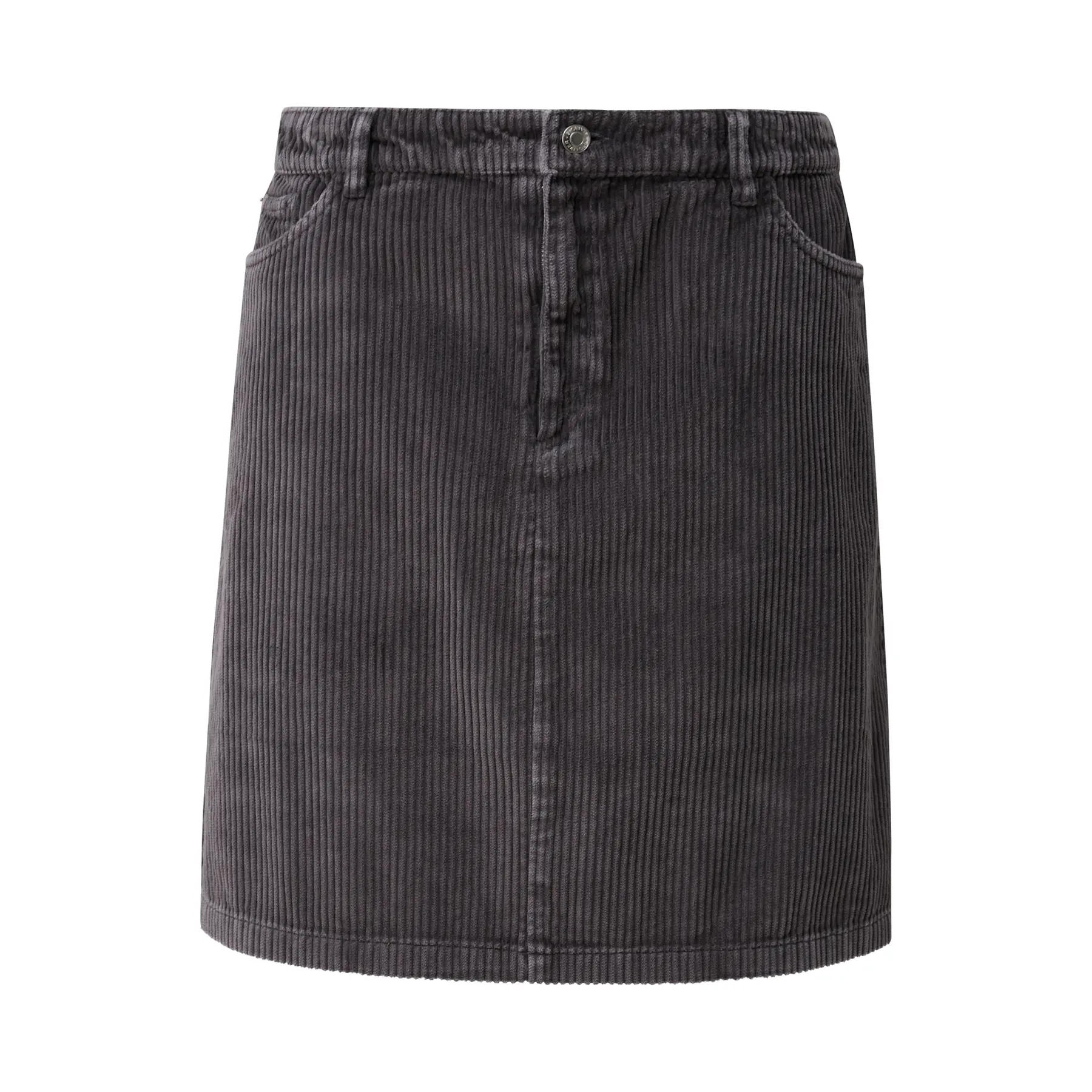 Damen Wadenlanger Trapez-Rock aus Cord mit Waschung s.Oliver