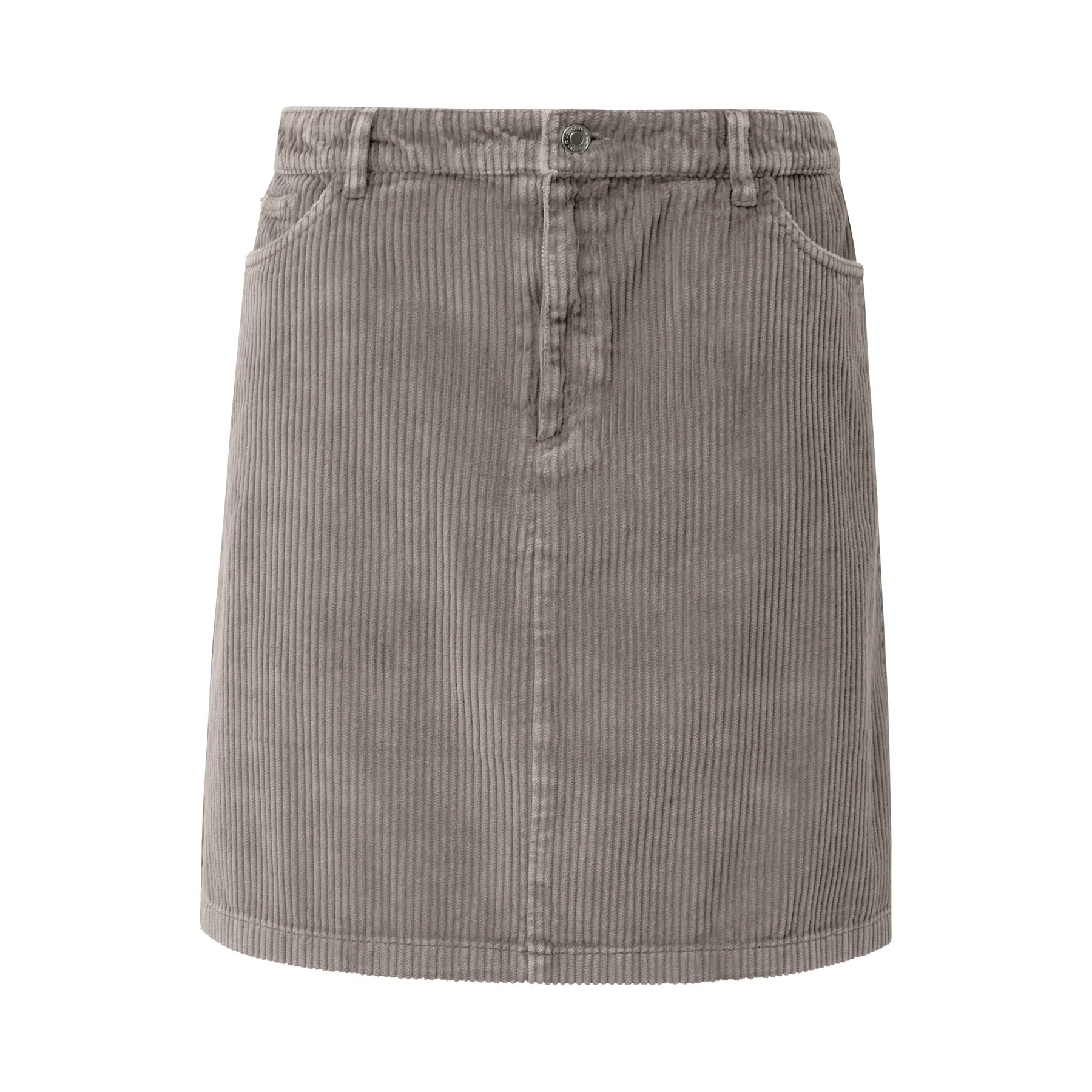 Damen Wadenlanger Trapez-Rock aus Cord mit Waschung s.Oliver