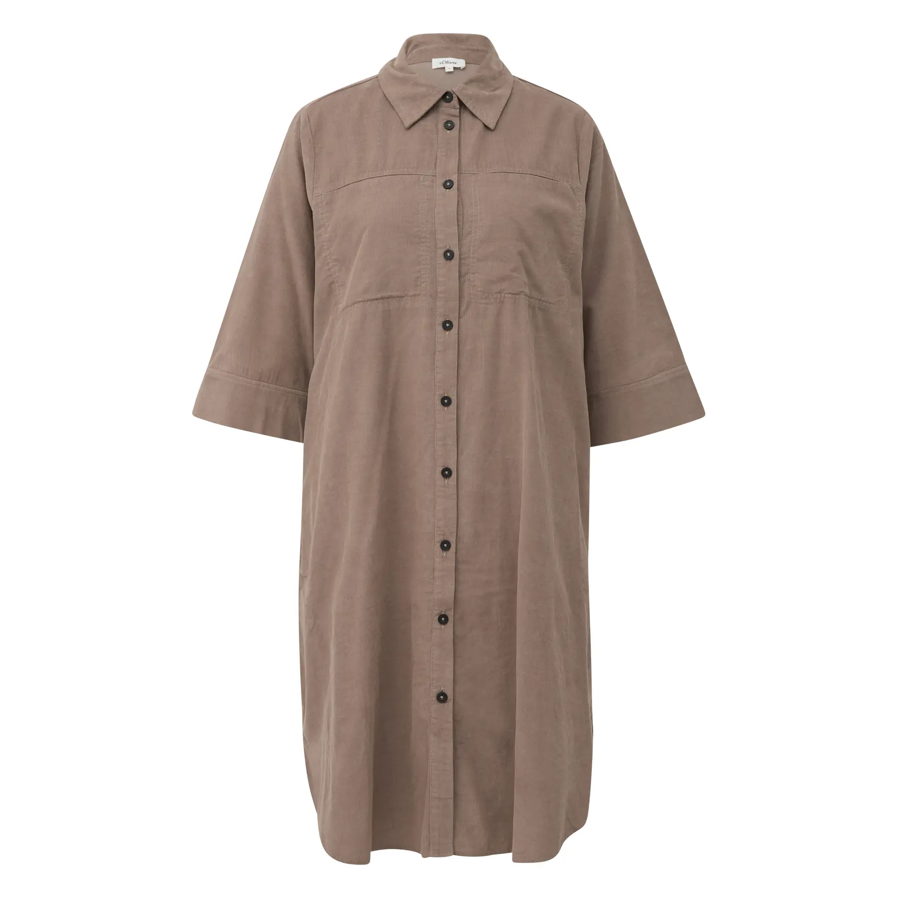 Hemdkragen Kleid mit Knopfleiste Damen s.Oliver