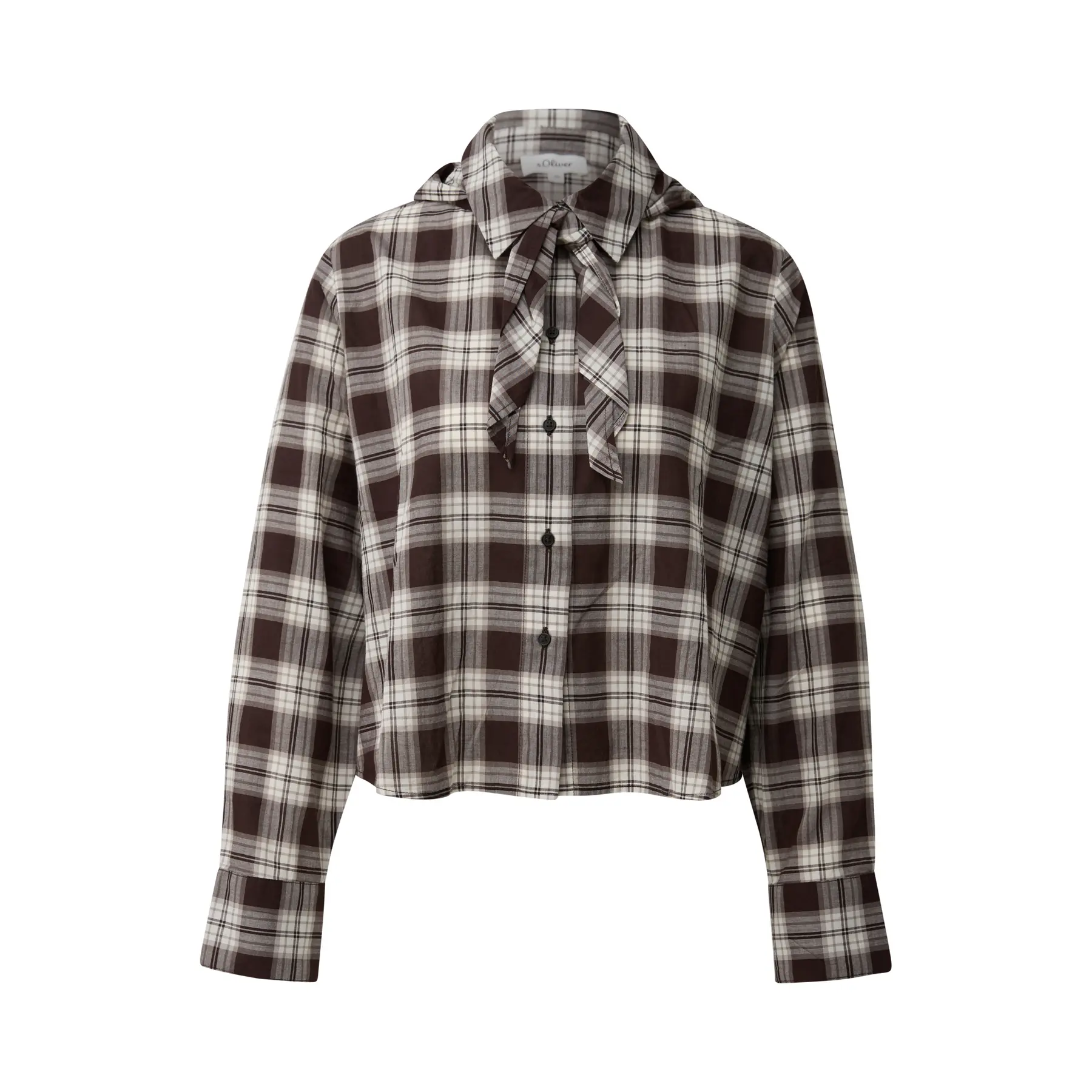 Blusa a taglio casual colletto camicia e dettagli plissettati donna
