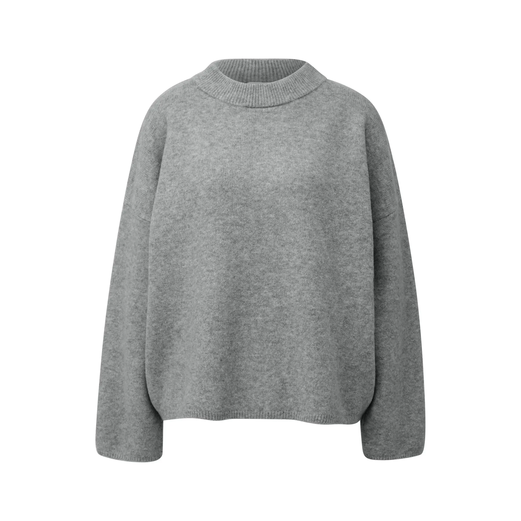 Maglione casual a collo rotondo donna