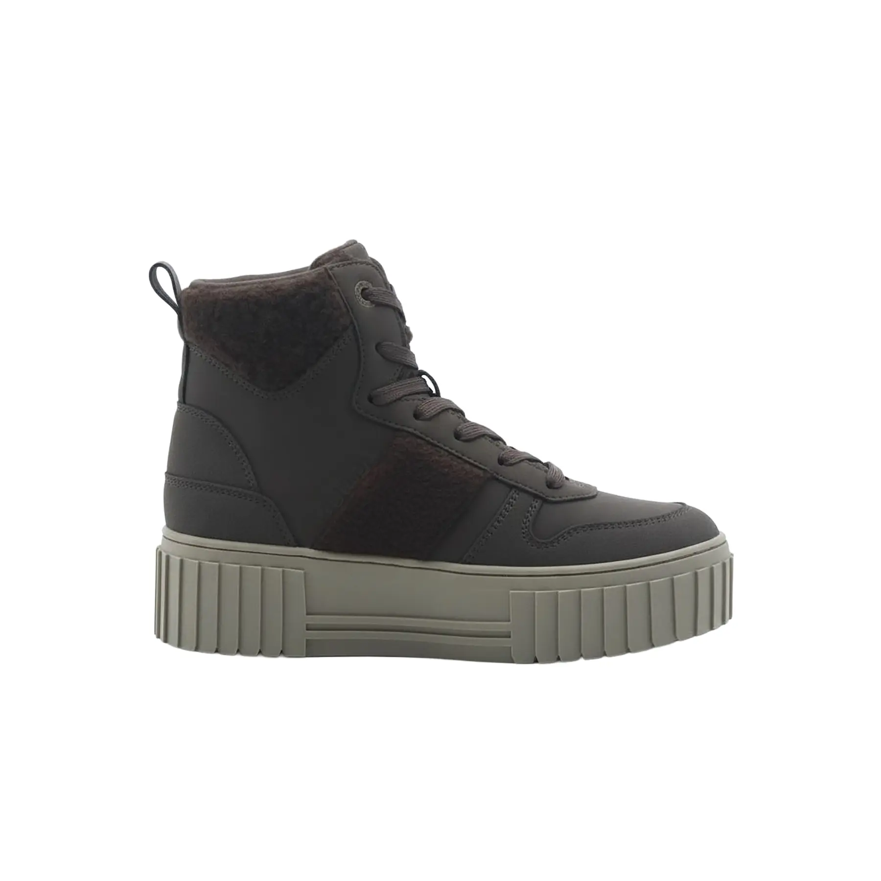 Scarpe sportive effetto pelle donna