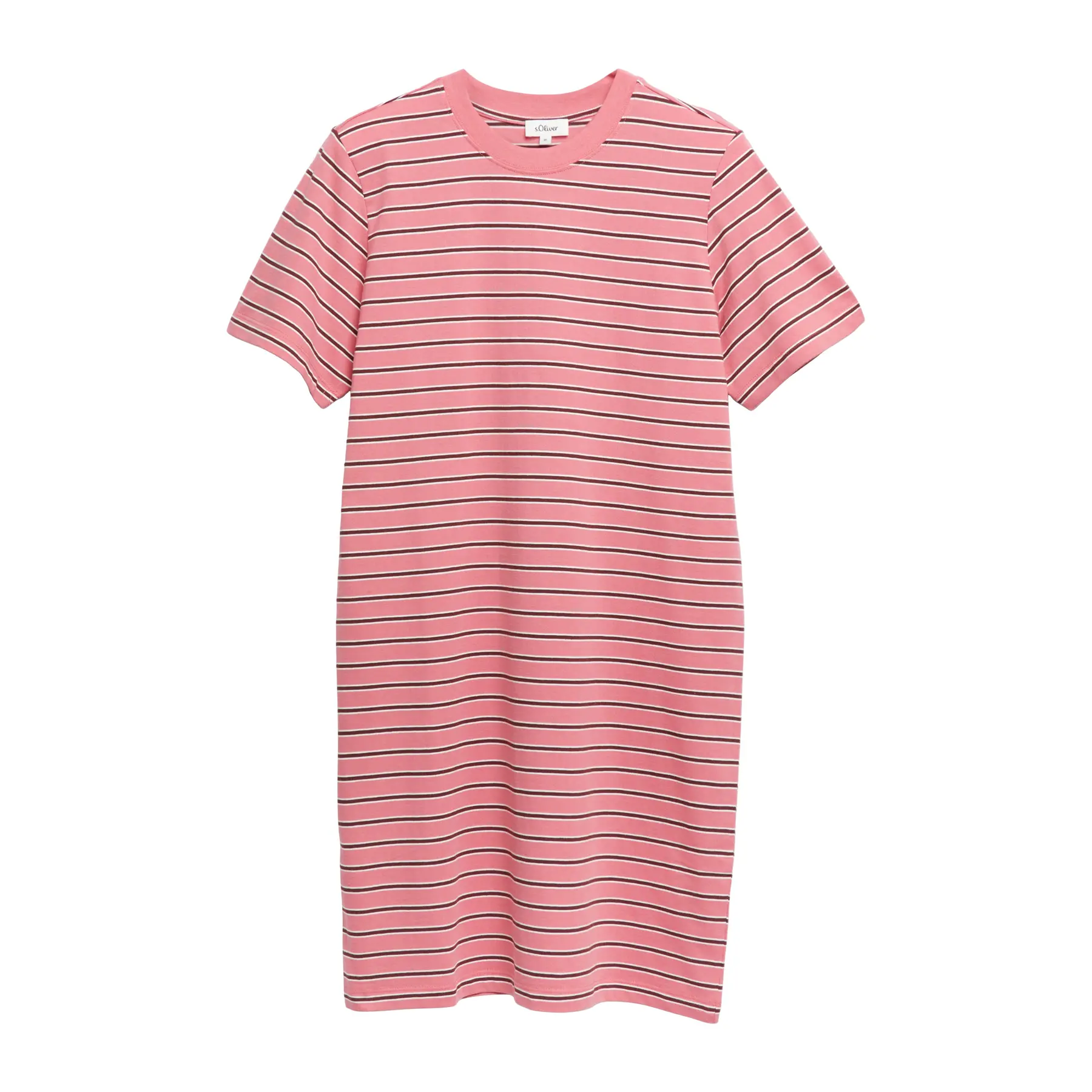 Kurzarm-Jersey-Kleid für Damen mit Streifen s.Oliver