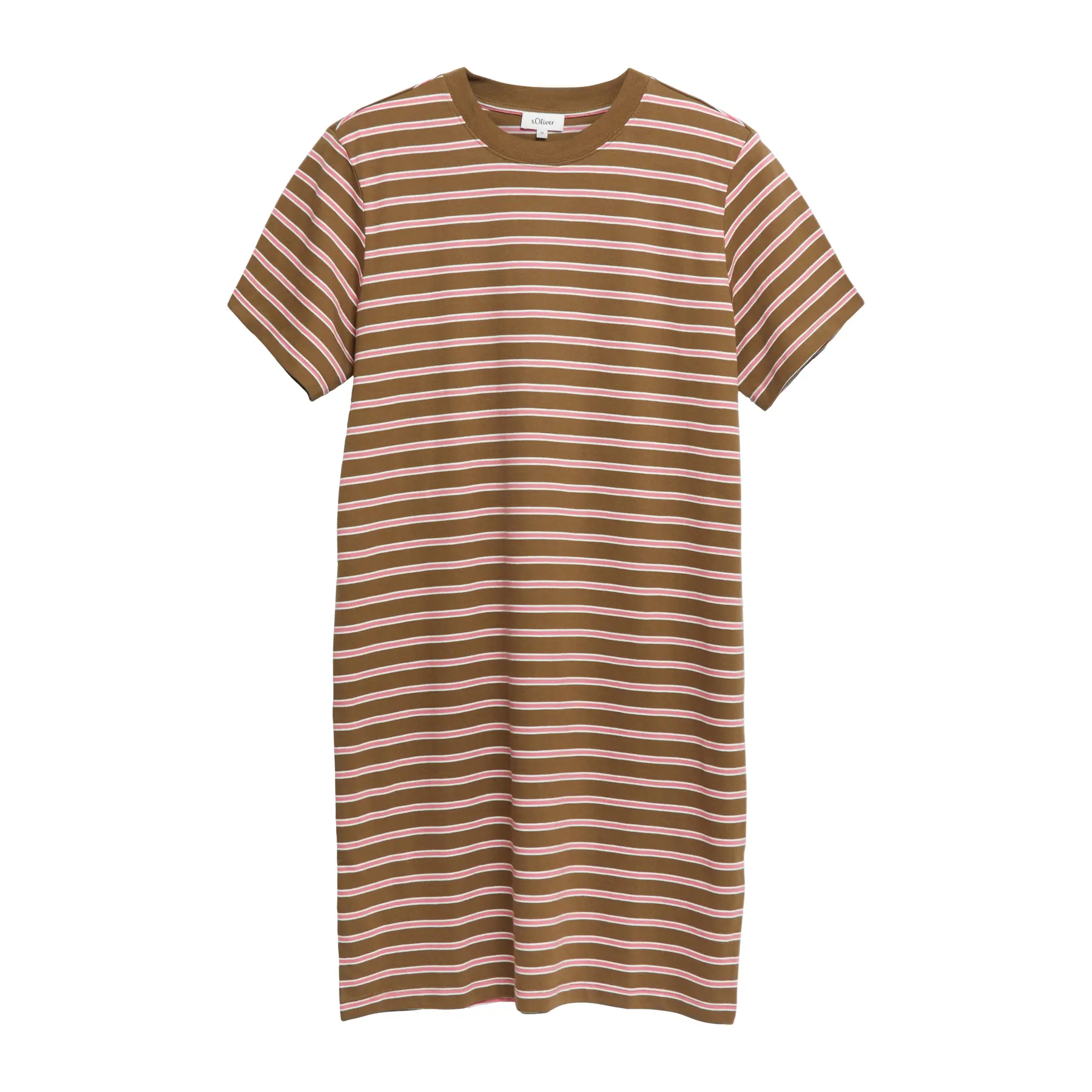 Kurzarm-Jersey-Kleid für Damen mit Streifen s.Oliver