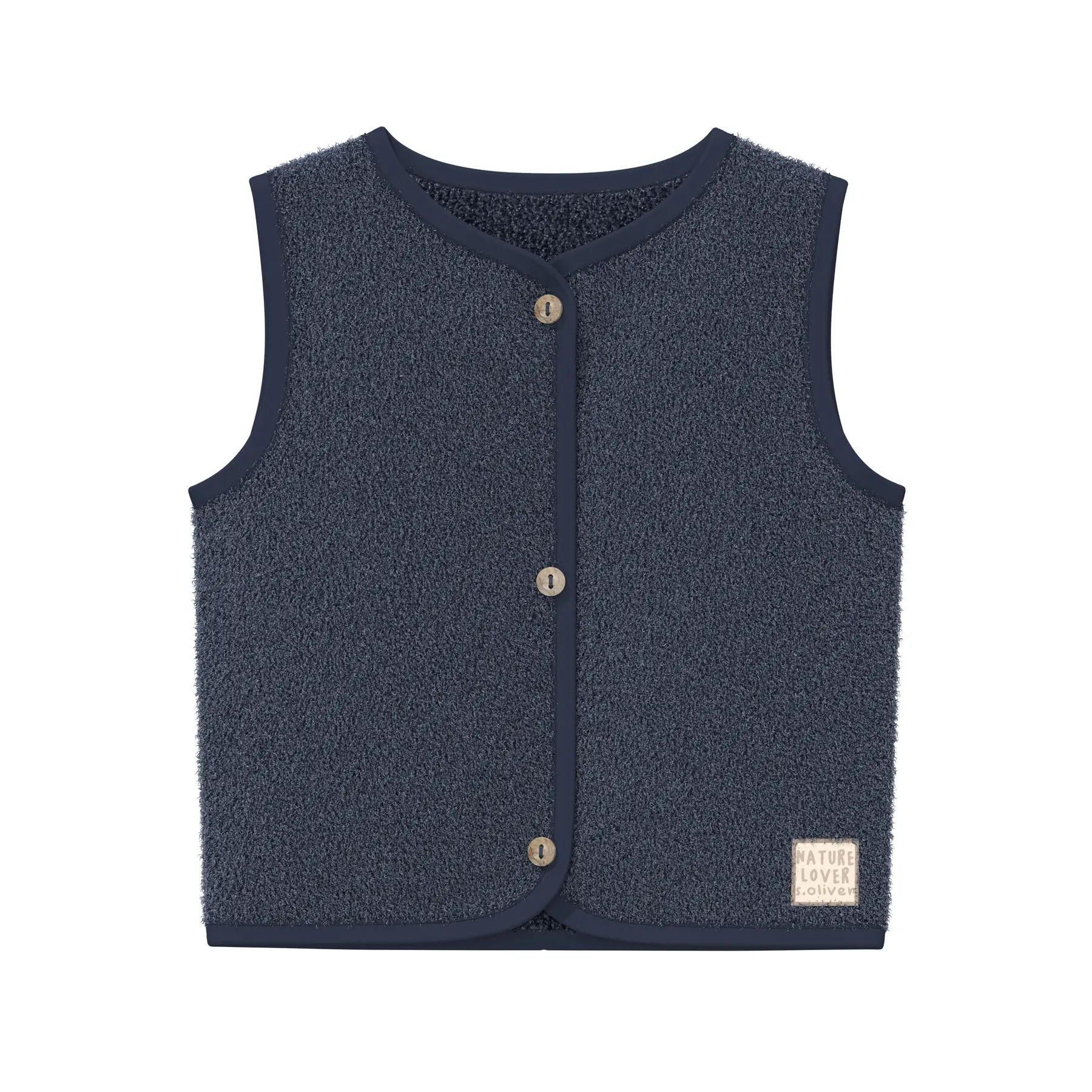 Gilet en peluche teddy avec col V bébé s.Oliver