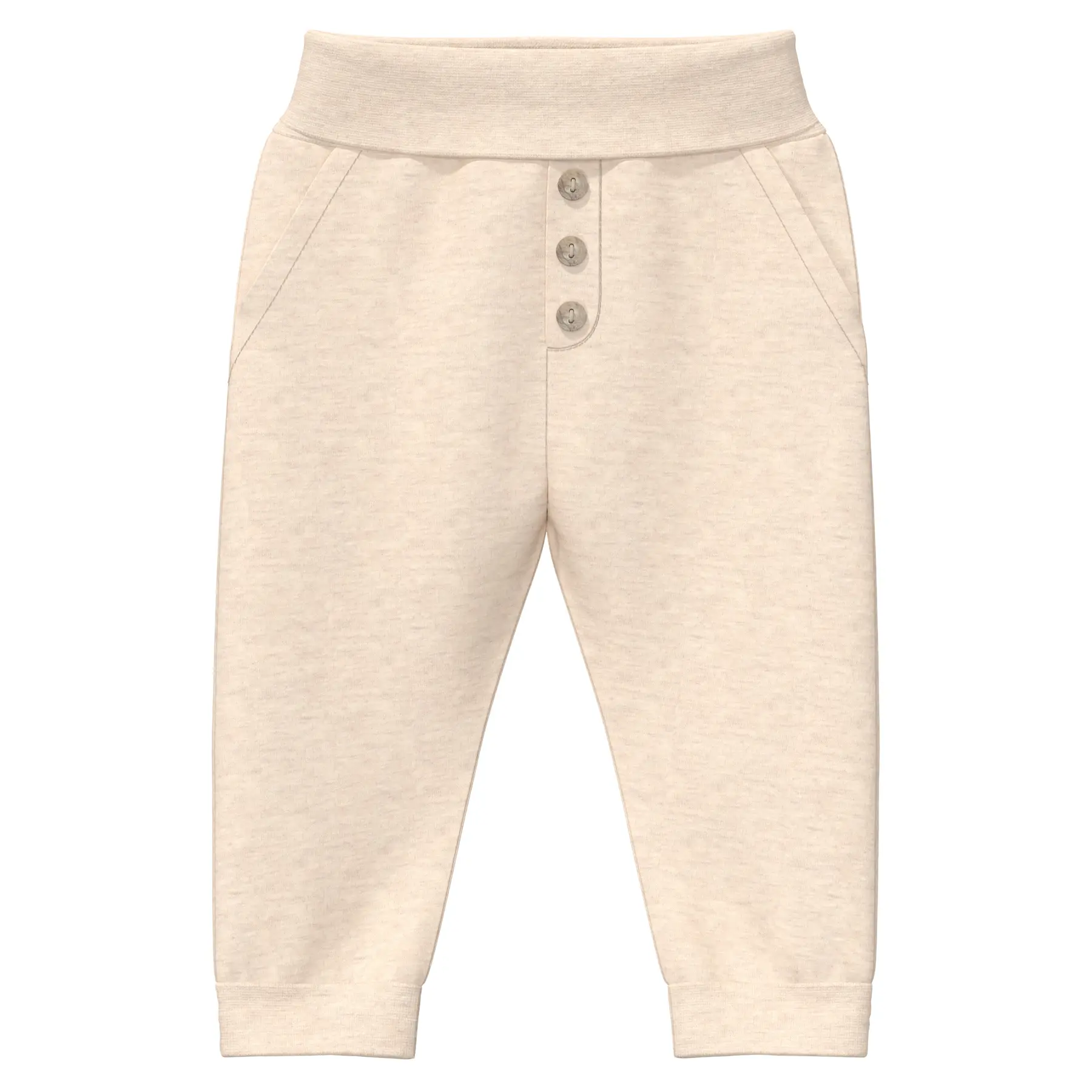 Legging en felpa avec ceinture à revers et fausse patte de boutonnage bébé s.Oliver Legging en felpa avec ceinture à revers et fausse patte de boutonnage bébé s.Oliver